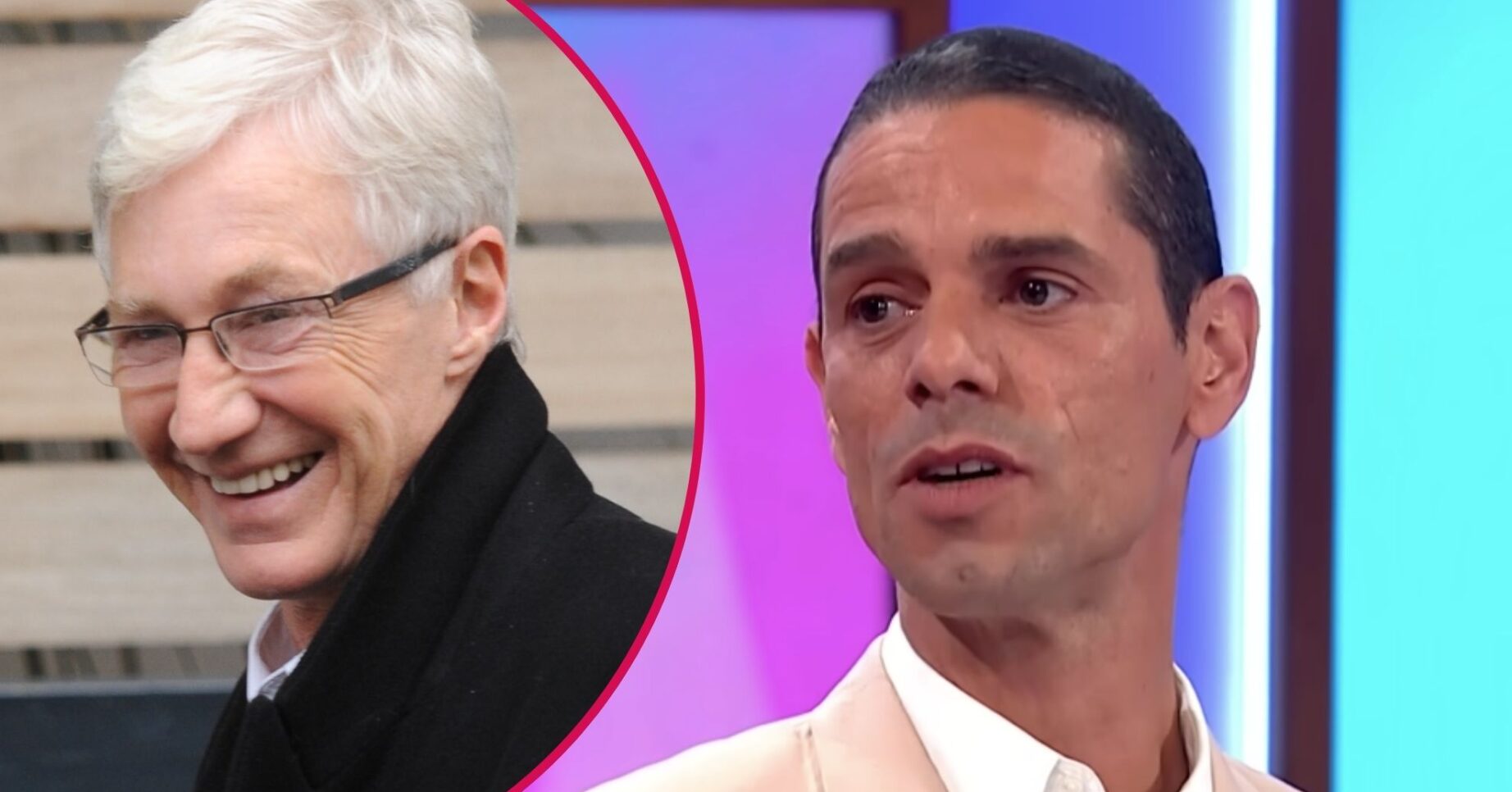 Paul and his widower smiling