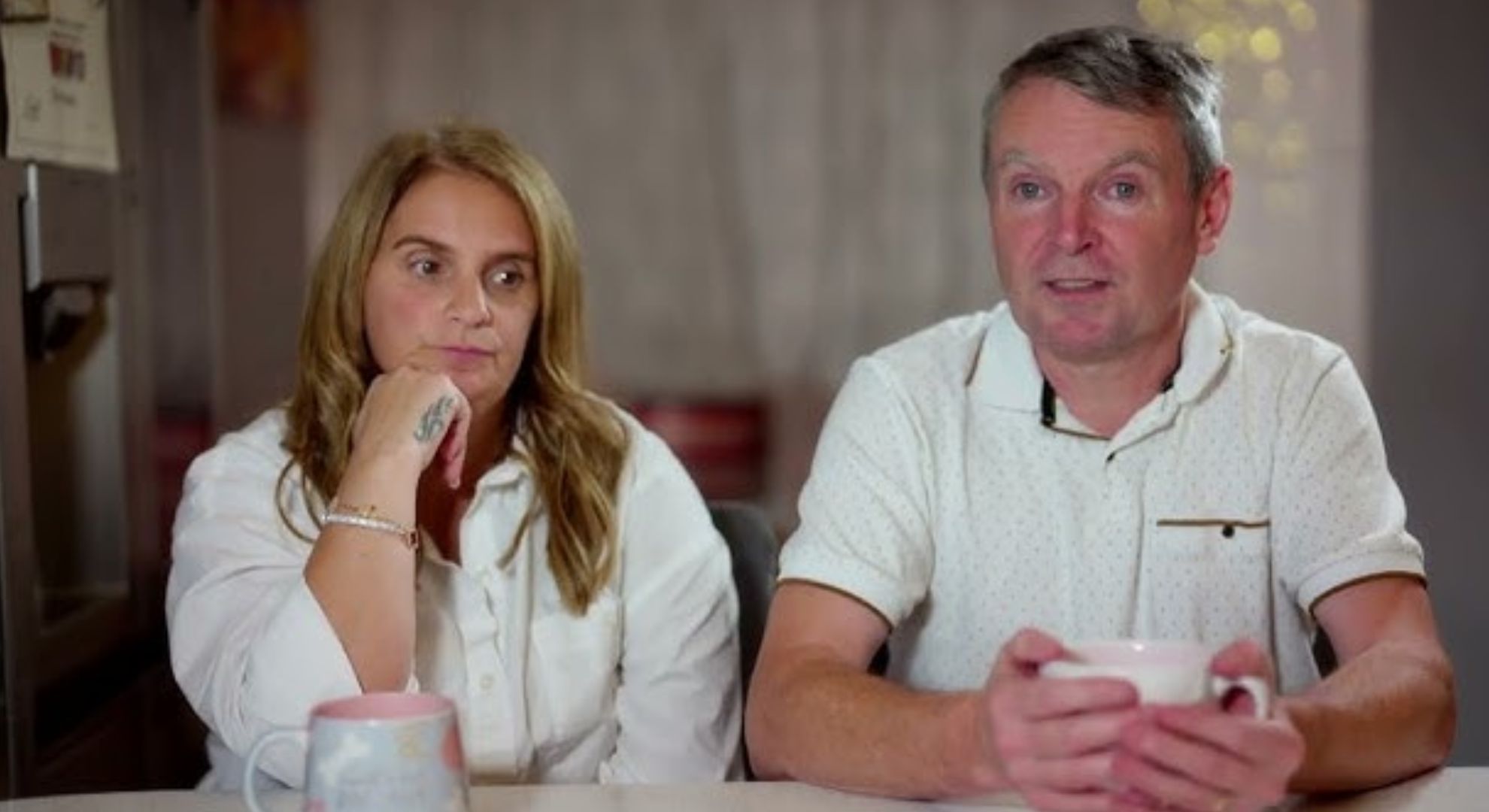 Sue and Noel Radford at home