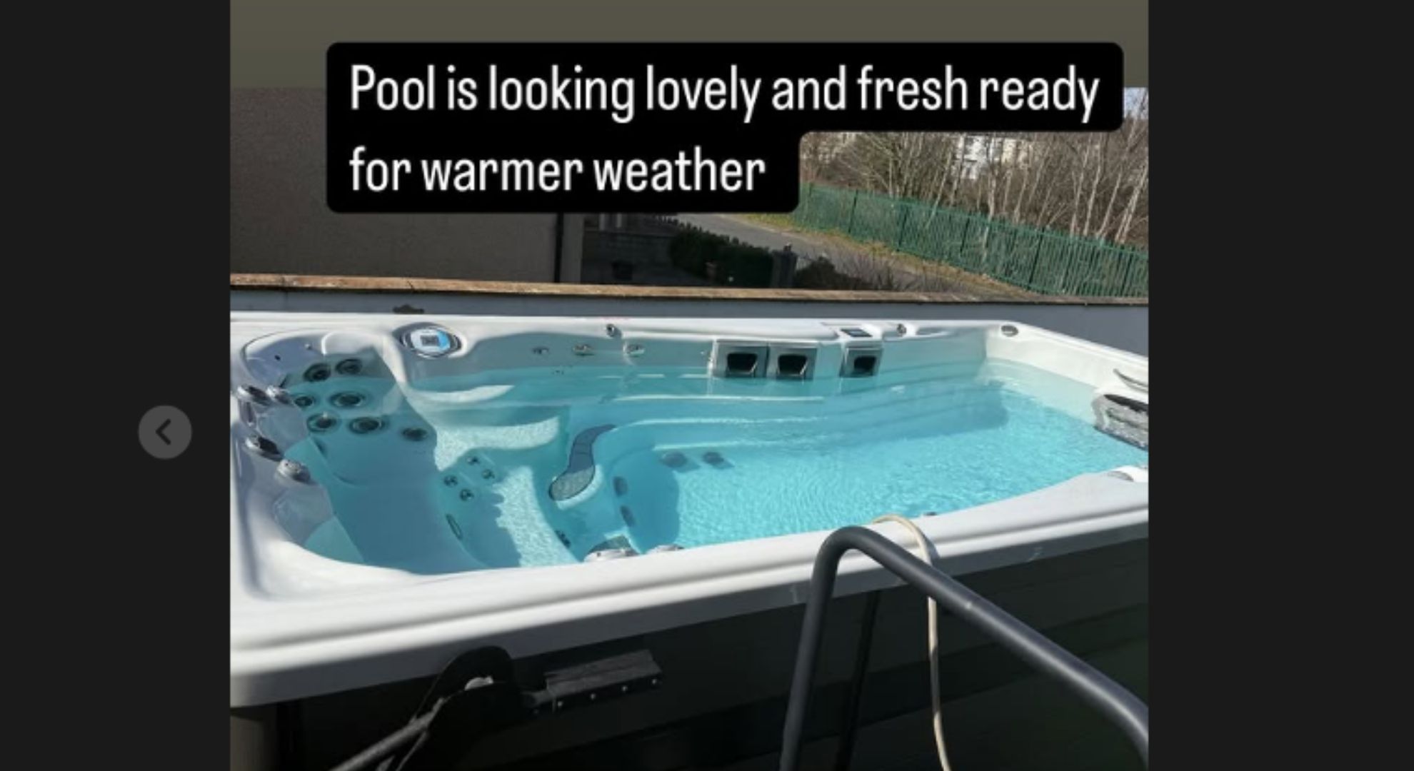 Radford family swimming pool