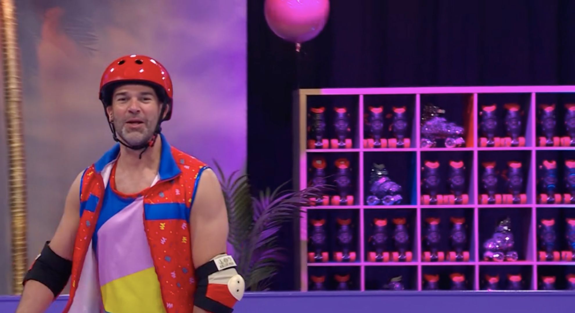 Gethin Jones during Wheely Big Challenge