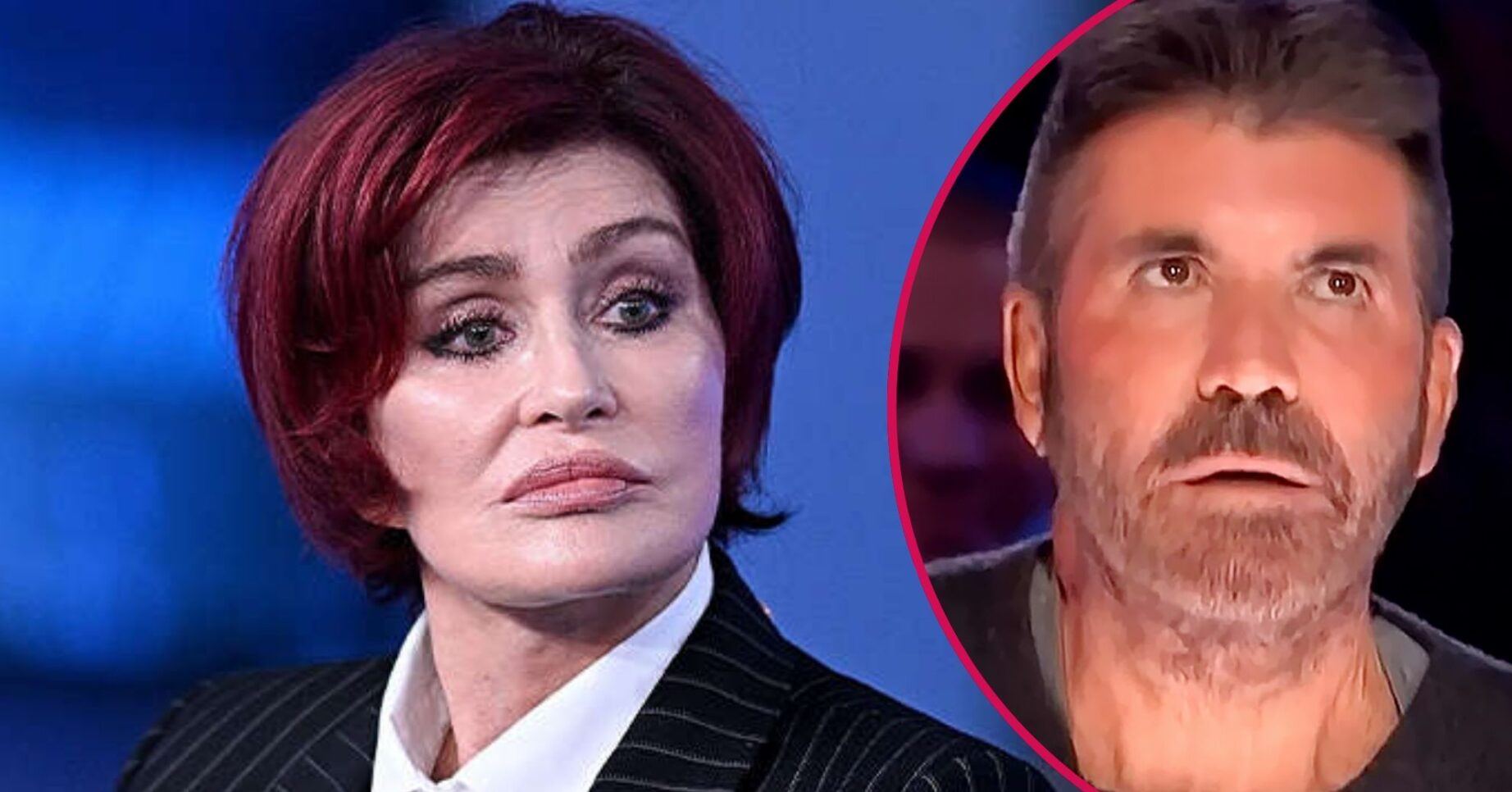 Sharon Osbourne and Simon Cowell
