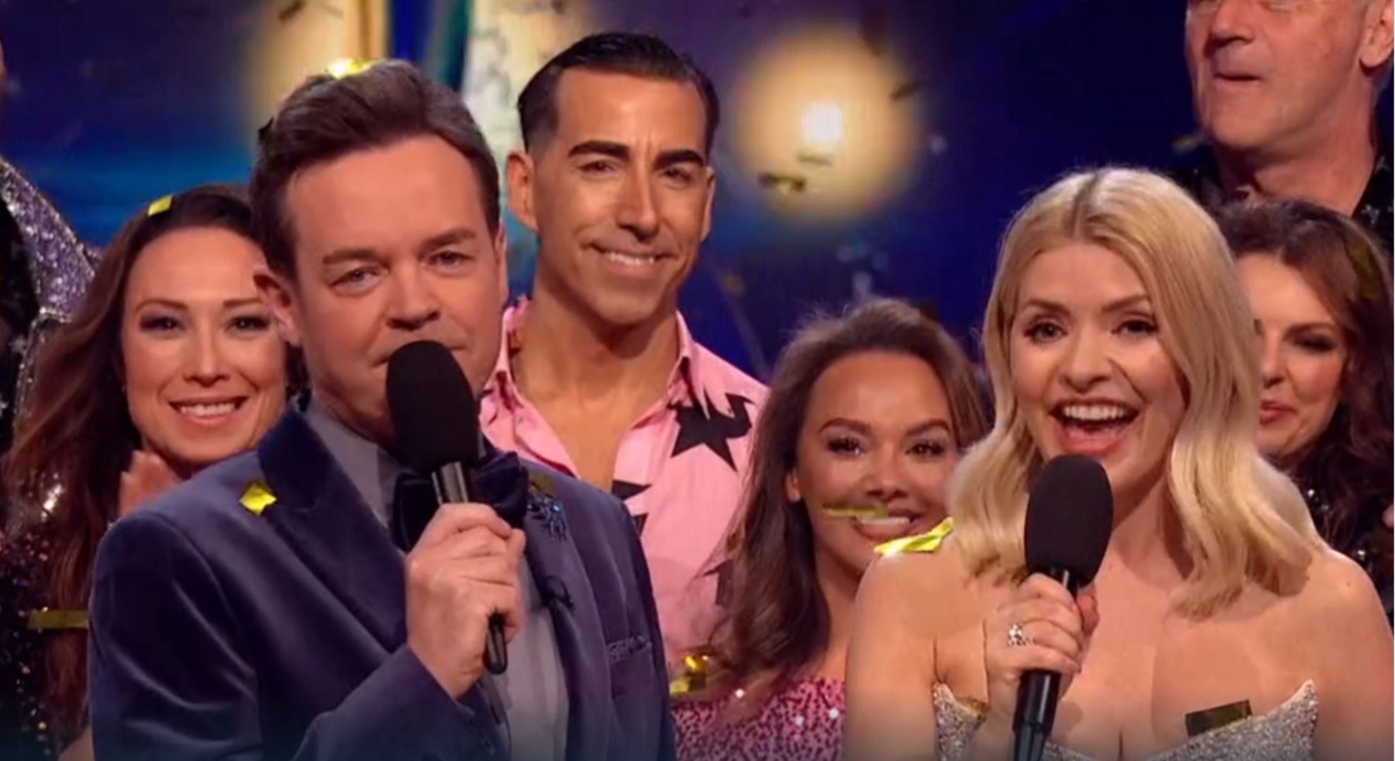 Stephen Mulhern and Holly Willoughby on Dancing On Ice 