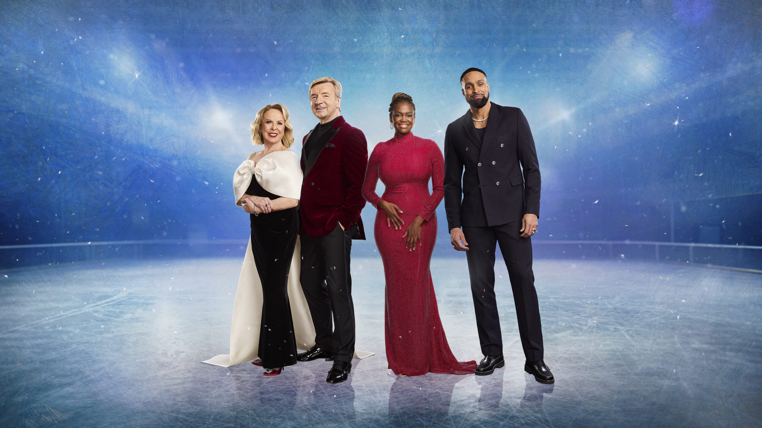 Torvill and Dean, Oti Mabuse, Ashley Banjo in a Dancing On Ice promo picture