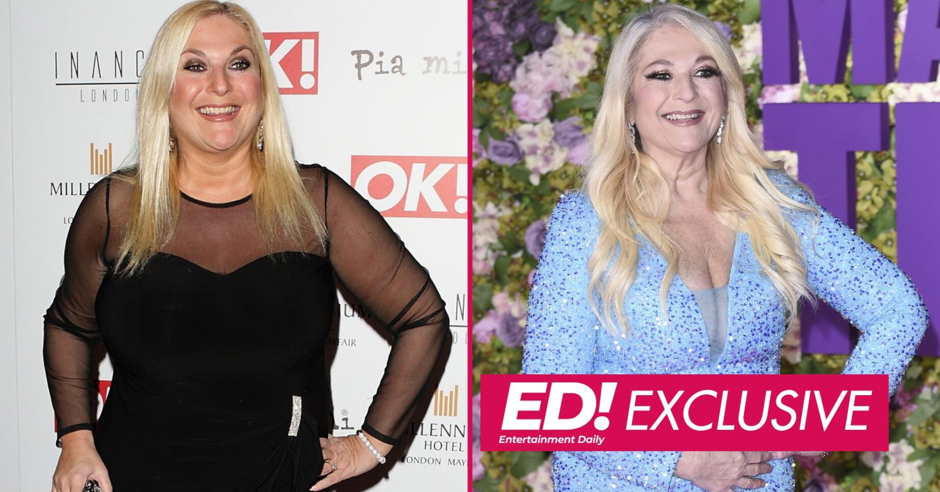Before and after Vanessa Feltz weight loss