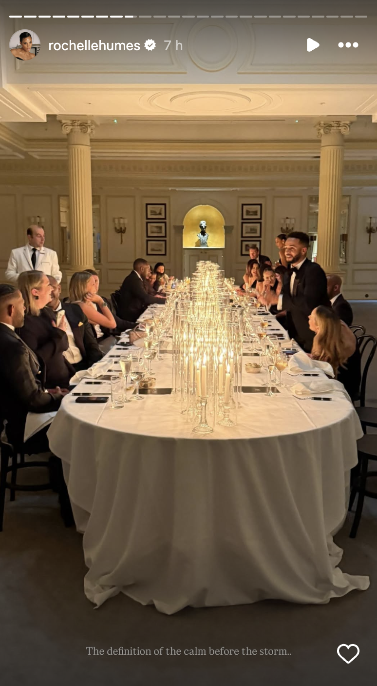 Marvin Humes pre party dinner