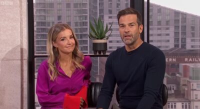 Gethin Jones and Helen Skelton hosting Morning Live