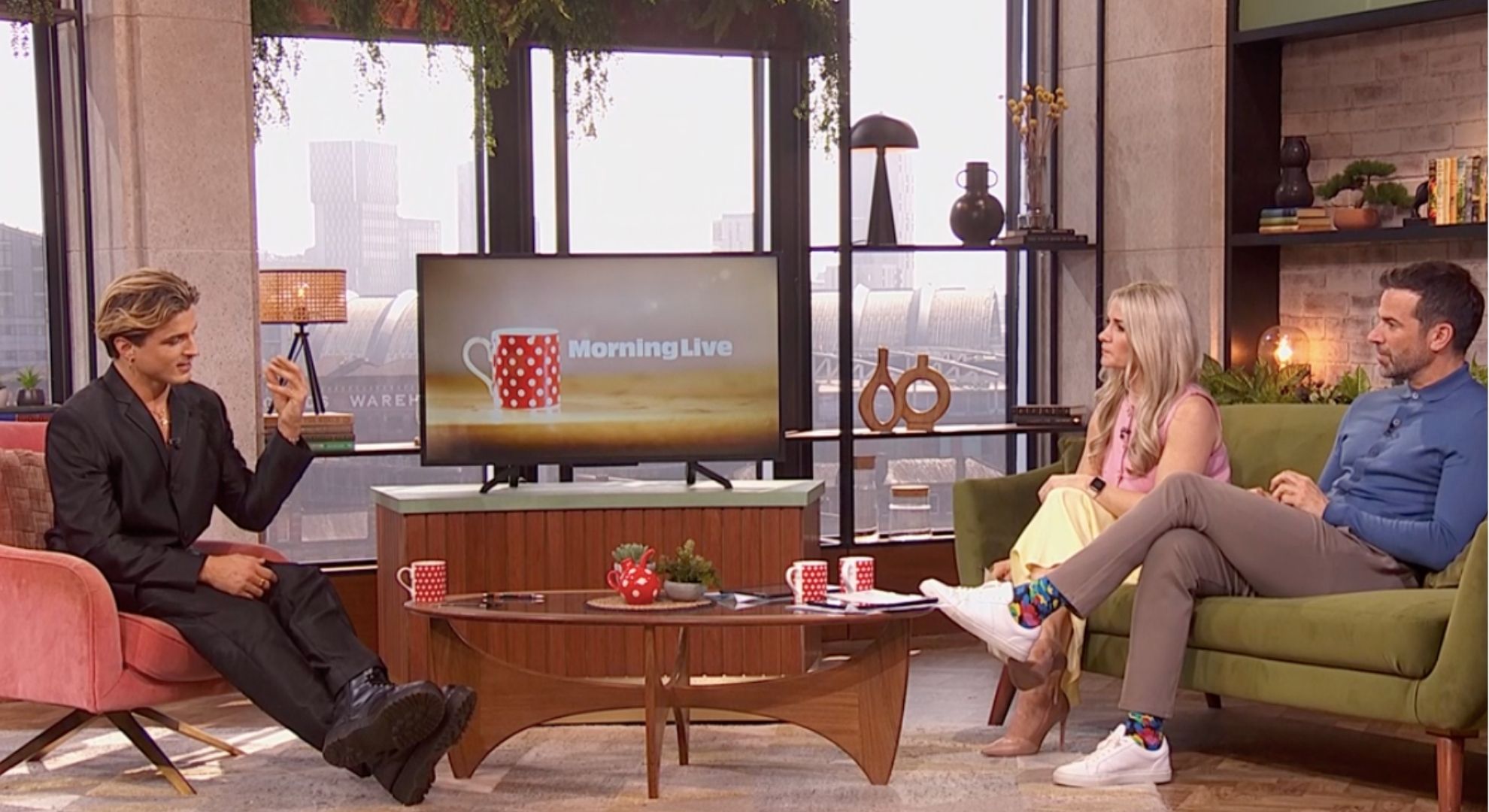 Nikita and Gethin on Morning Live