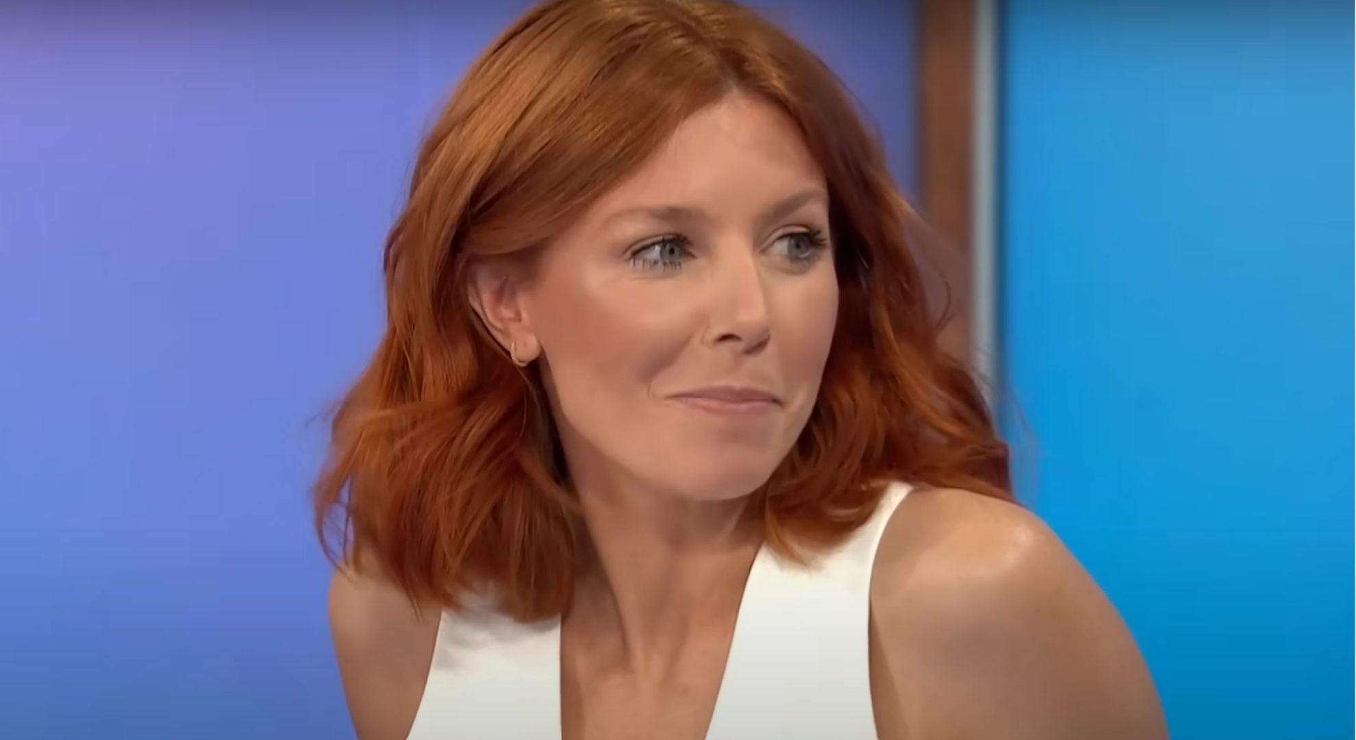 Stacey Dooley looking left 