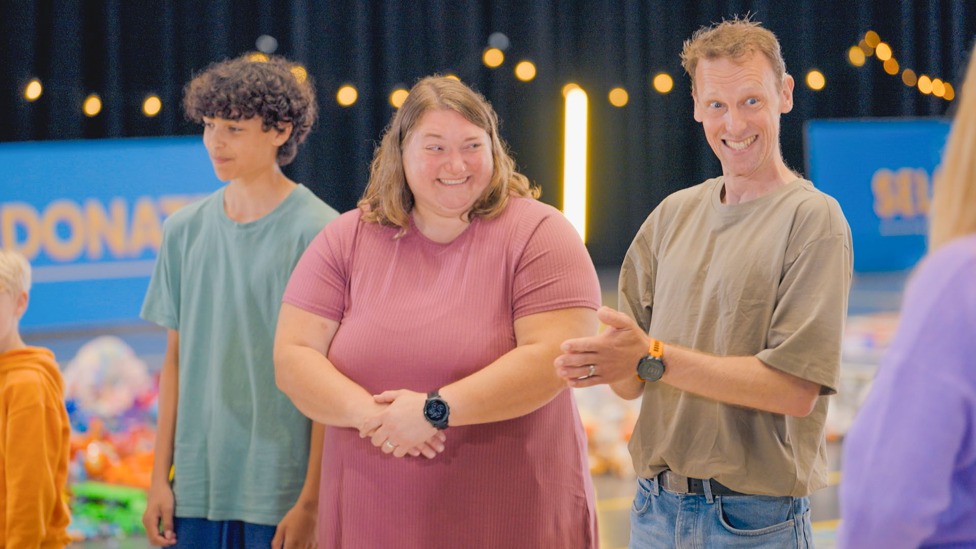 Jon, Sarah, and Timeon on Sort Your Life Out