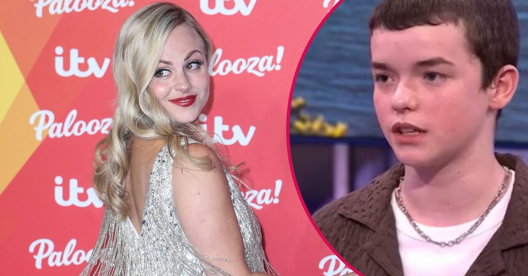 Tina O'Brien on the red carpet and Owen Cooper on The One Show