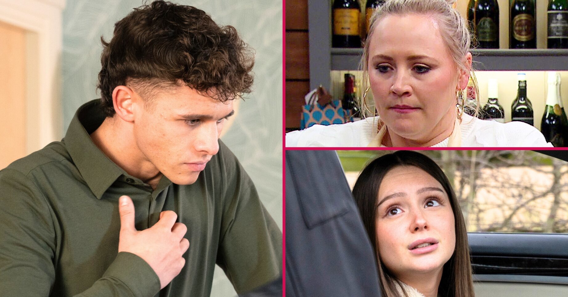 Emmerdale's Jacob, Tracy, Sarah