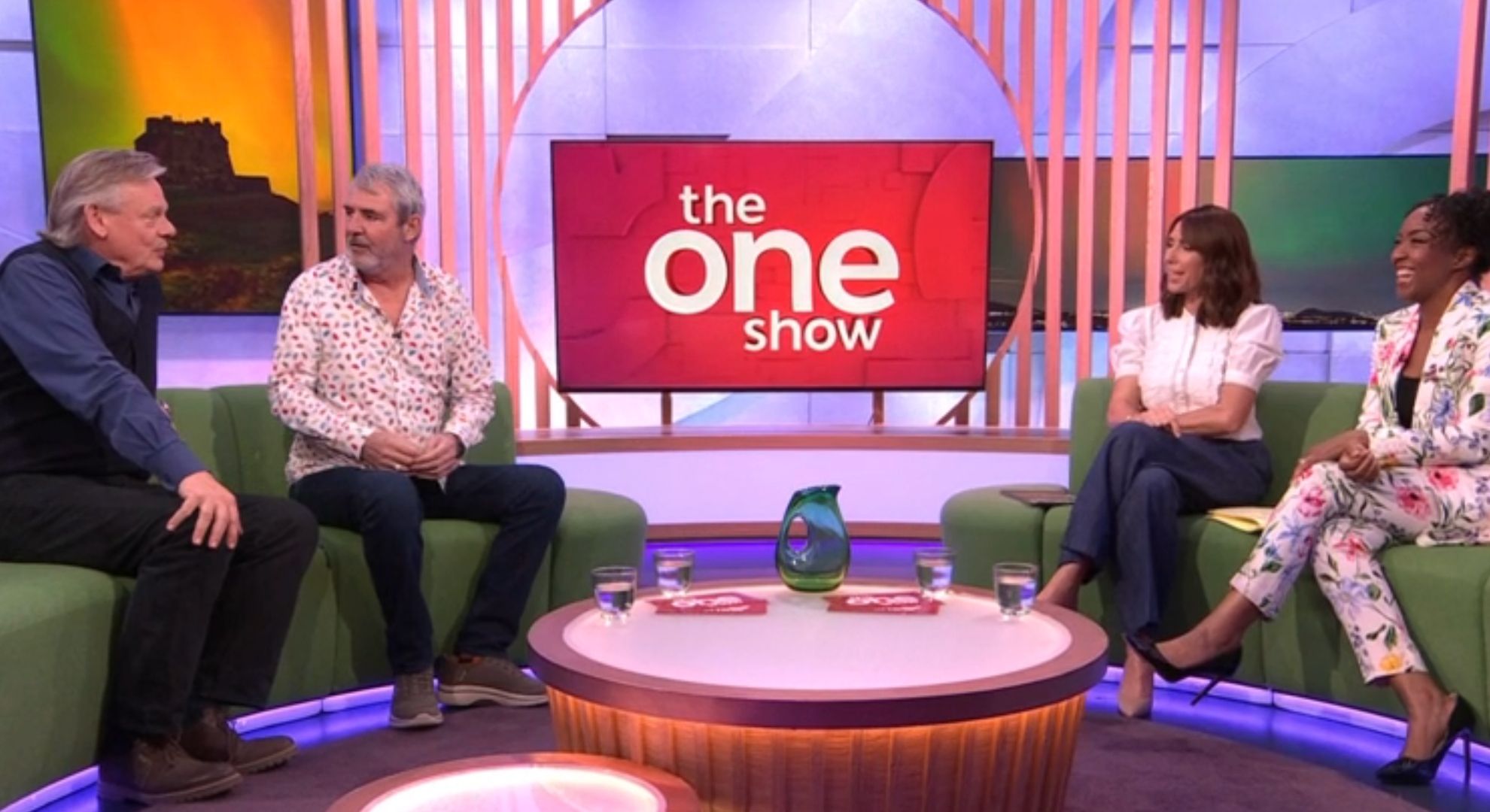 Martin Clunes, Neil Morrissey, Alex Jones, and Angellica Bell on The One Show