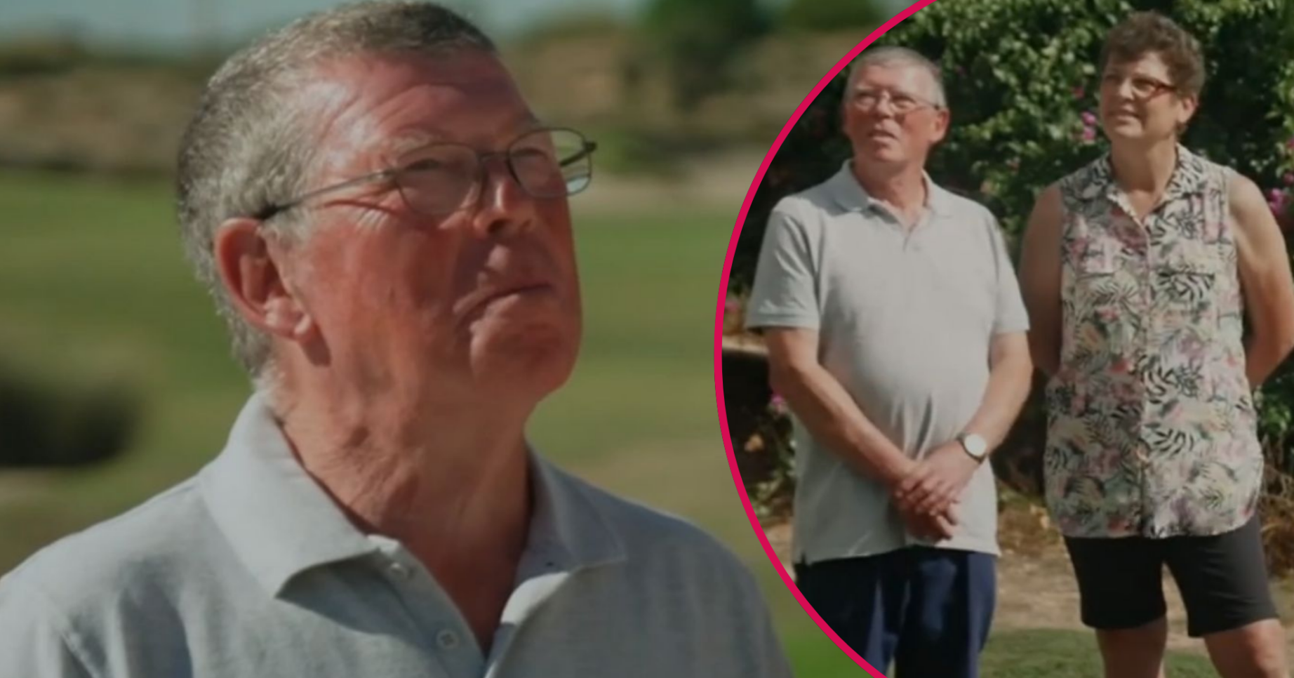 An older couple on A Place in the Sun