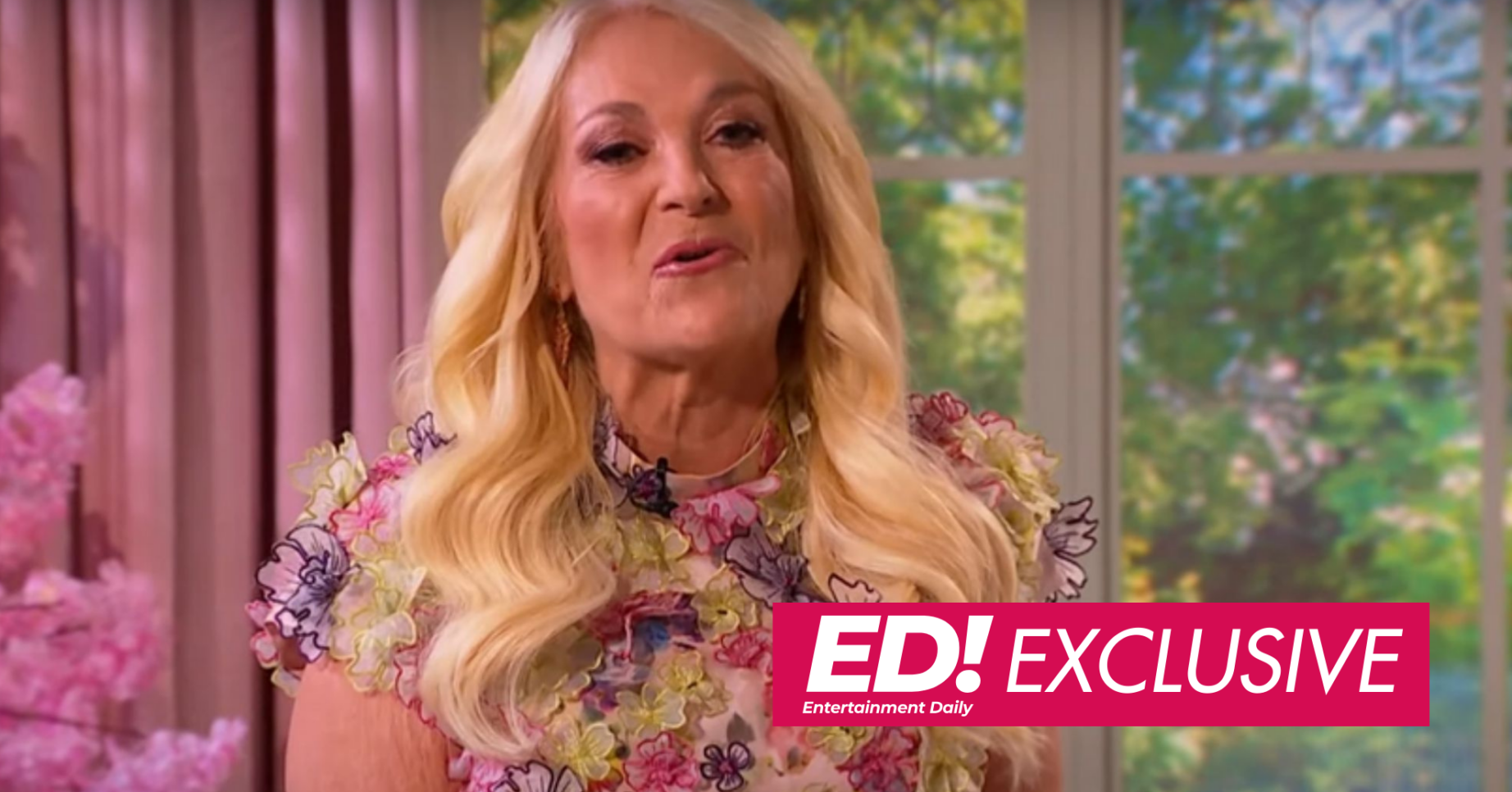 Vanessa Feltz hosting her show