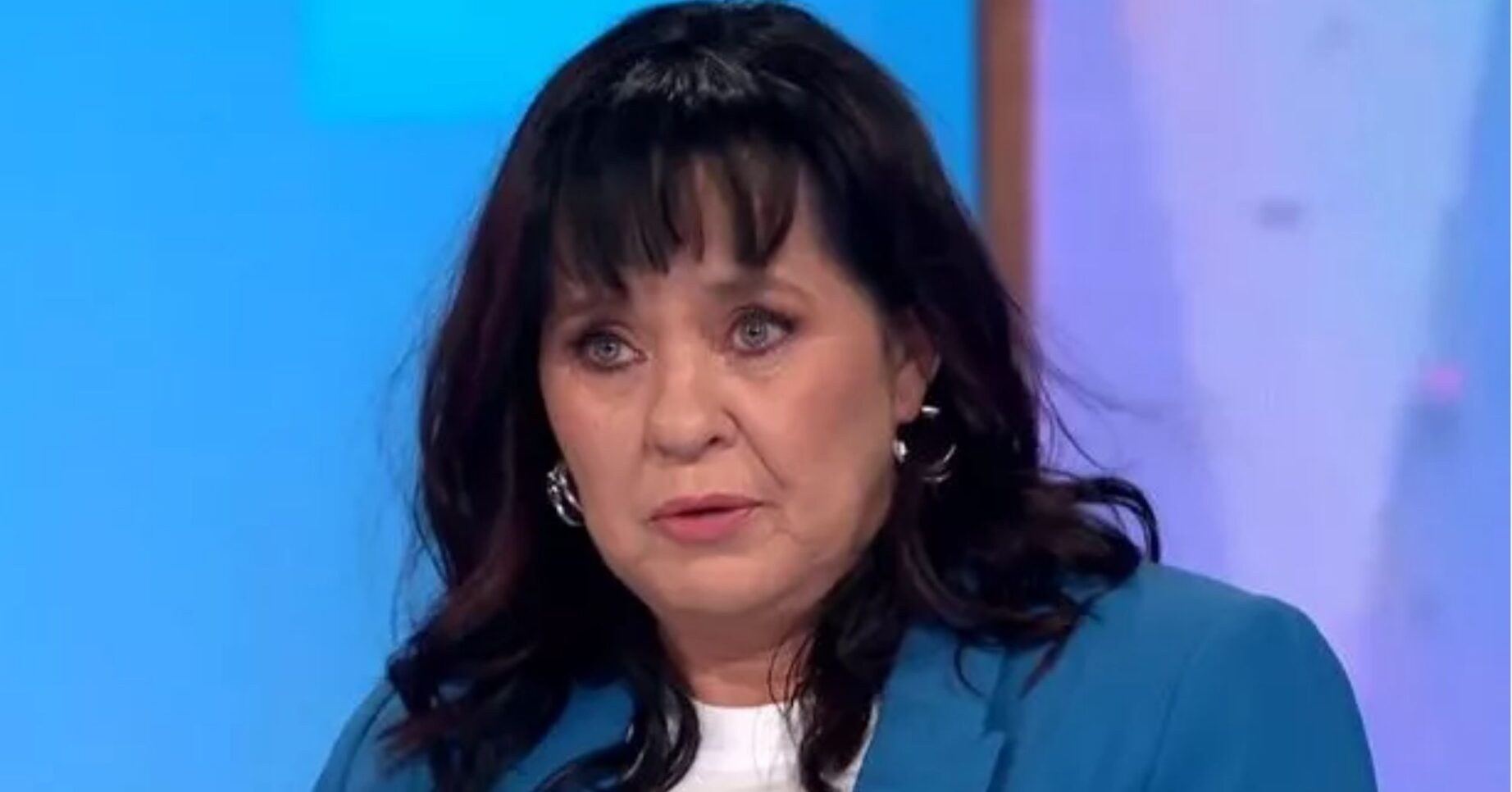 Coleen Nolan looking sad