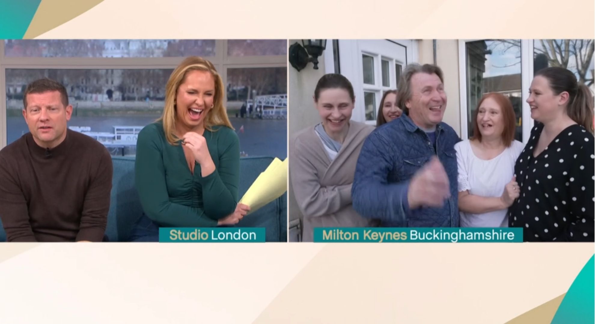 Dermot and Josie on This Morning today 