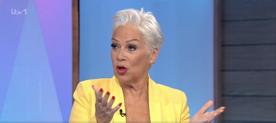 Denise Welch speaking on Loose Women
