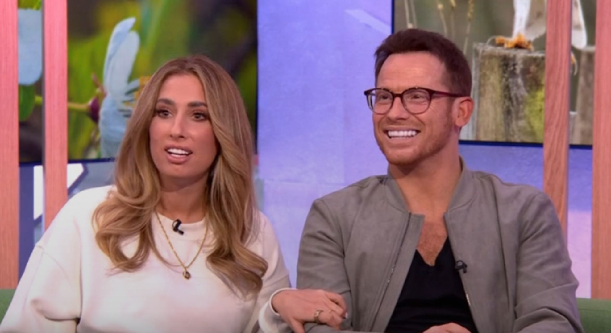 Stacey Solomon and Joe Swash on The One Show
