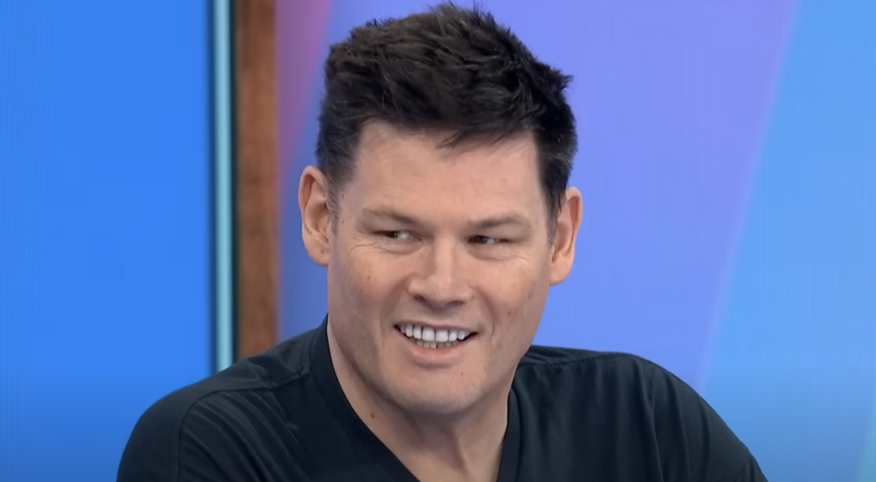 Mark Labbett smiling on Loose Women 