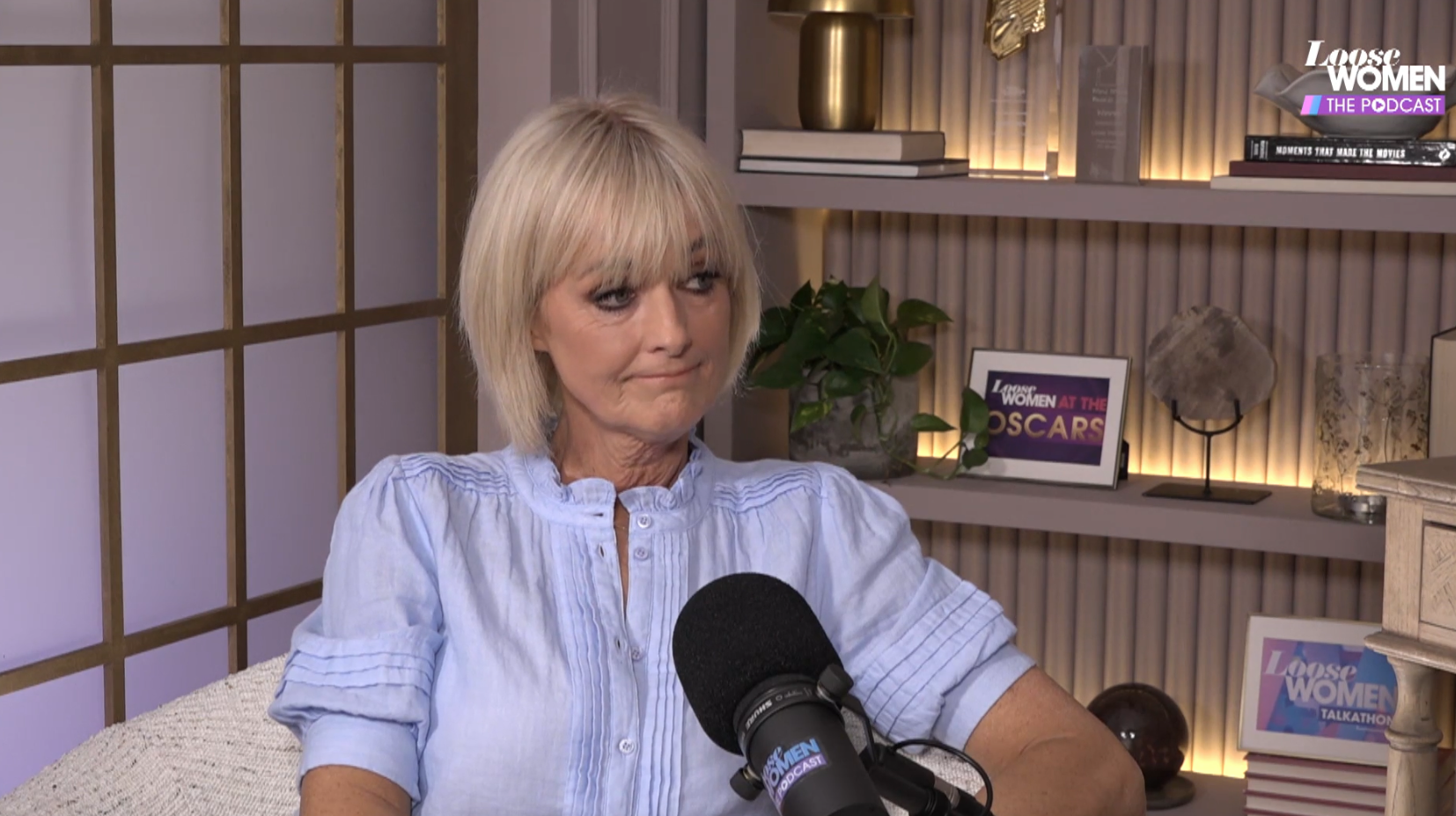 Jane Moore speaking on the Loose Women podcast