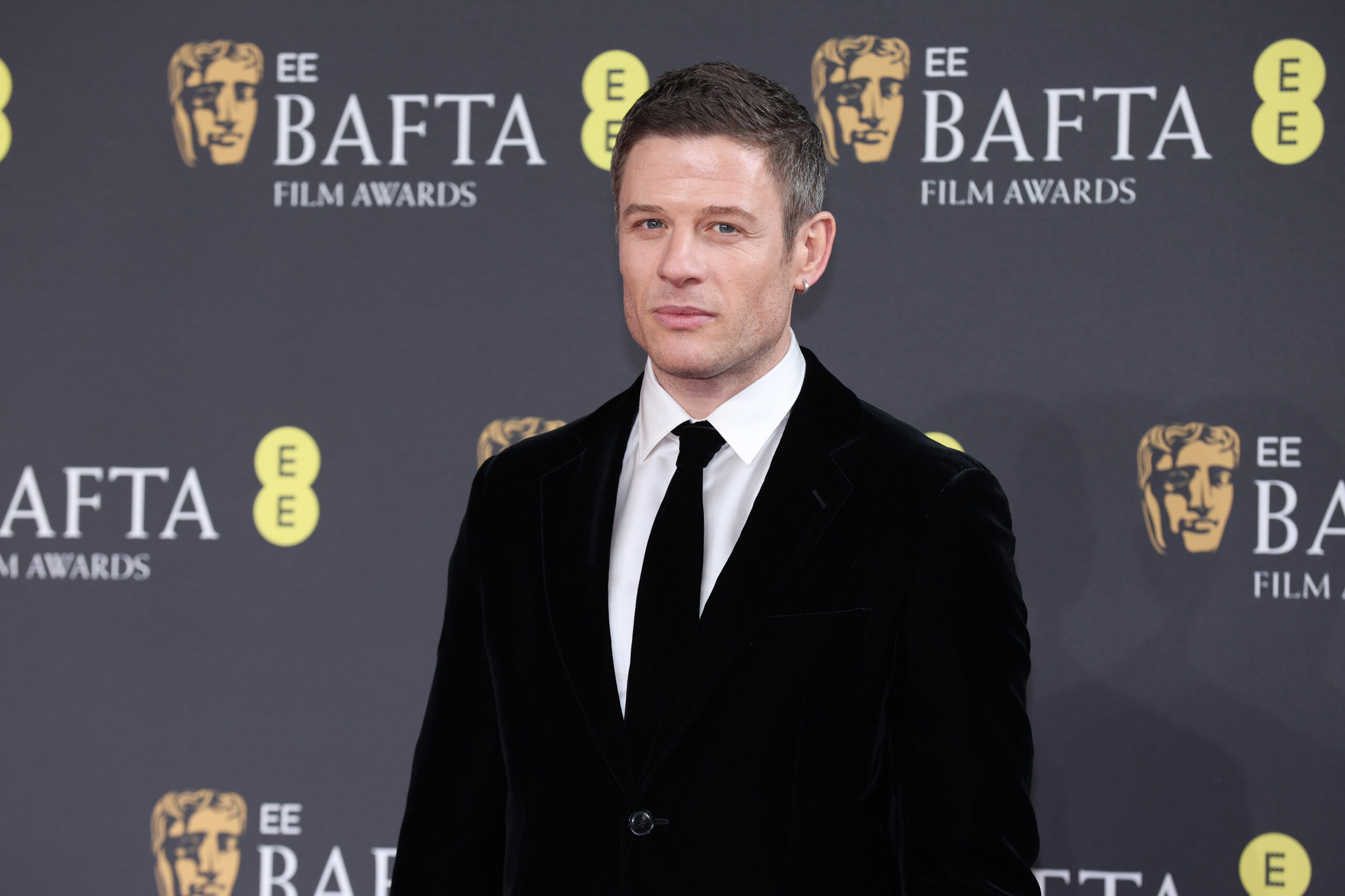 James Norton looking stern on the red carpet