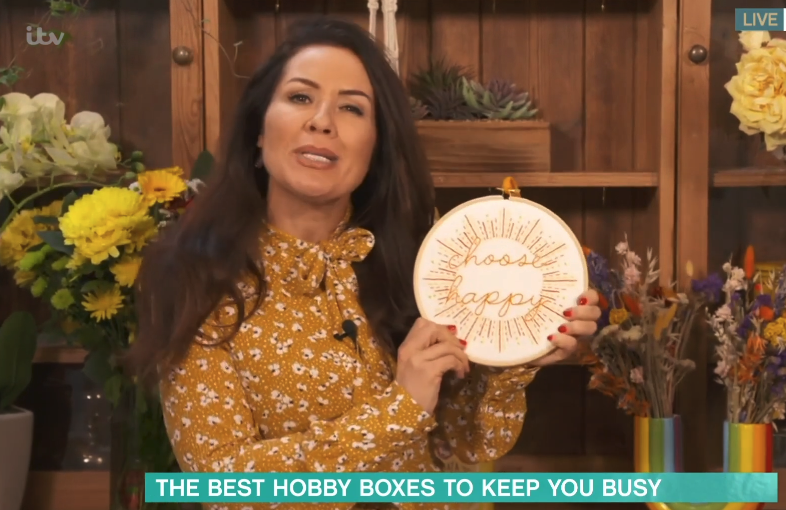 Georgina Burnett presenting on This Morning