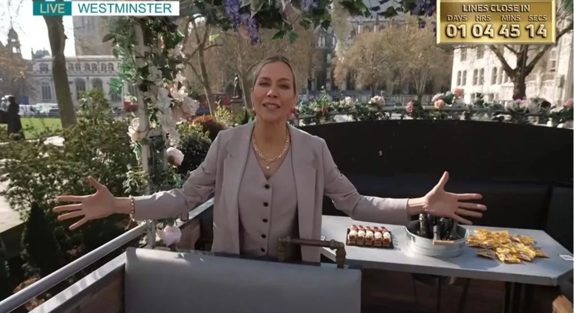 Kate Lawler presenting on This Morning