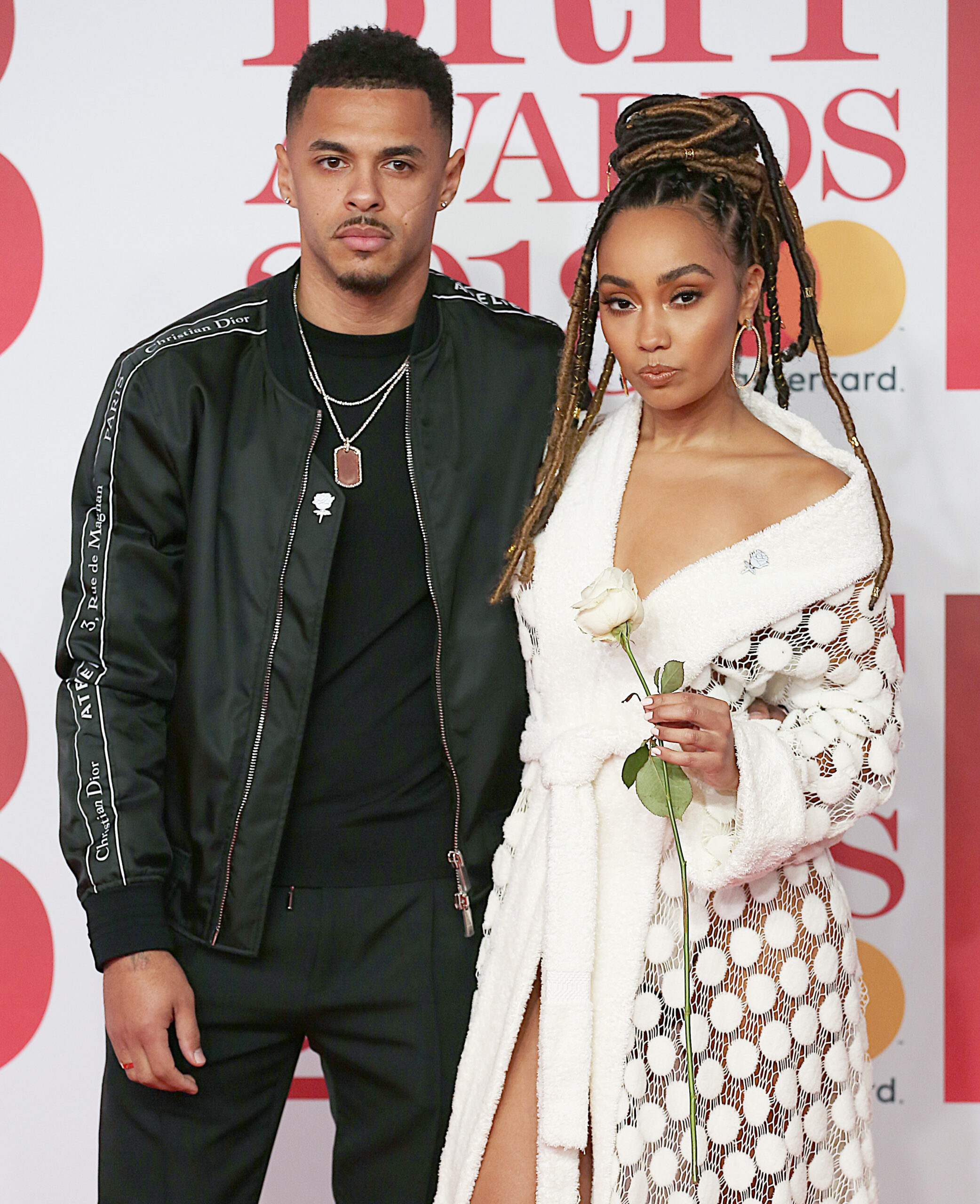Leigh-Anne and her husband 