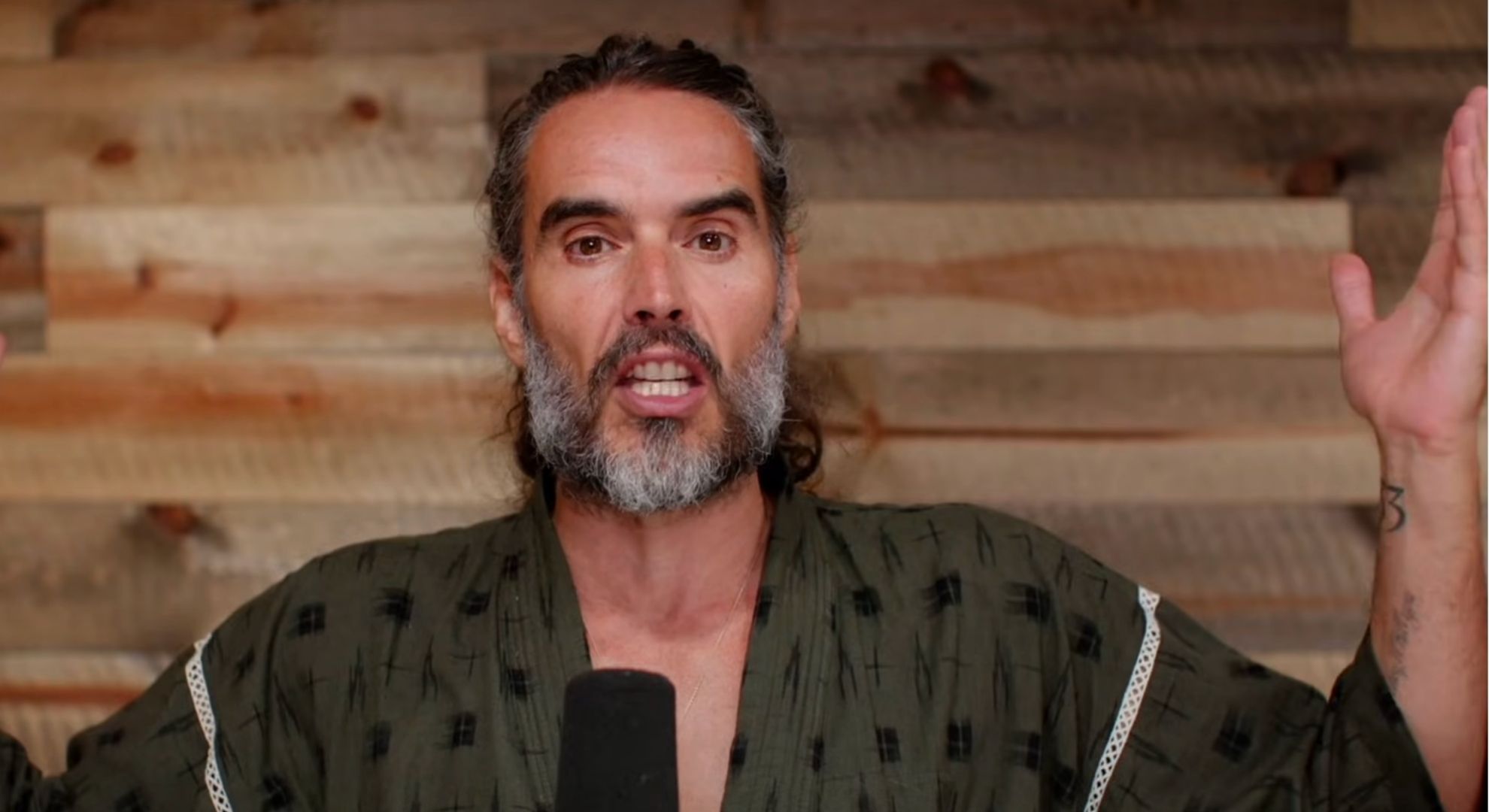 Russell Brand in a video