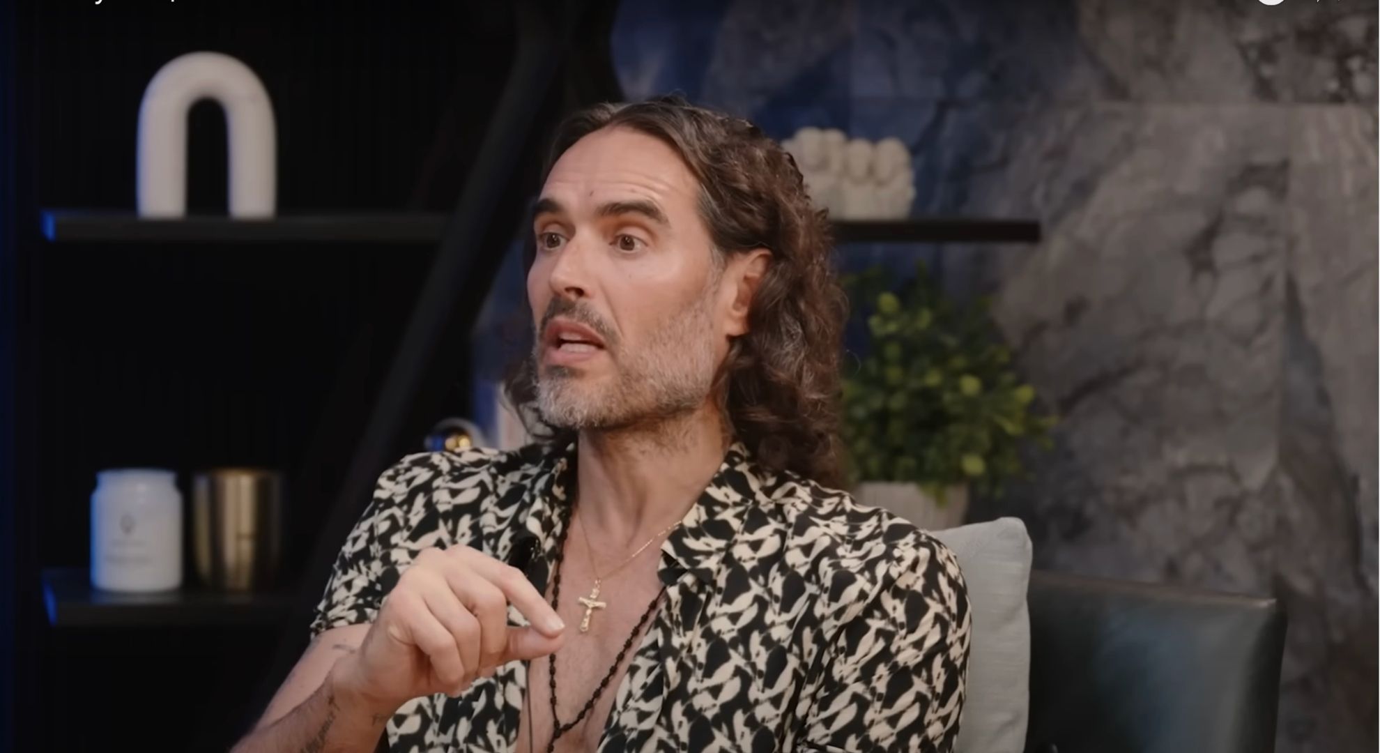 Russell Brand speaking