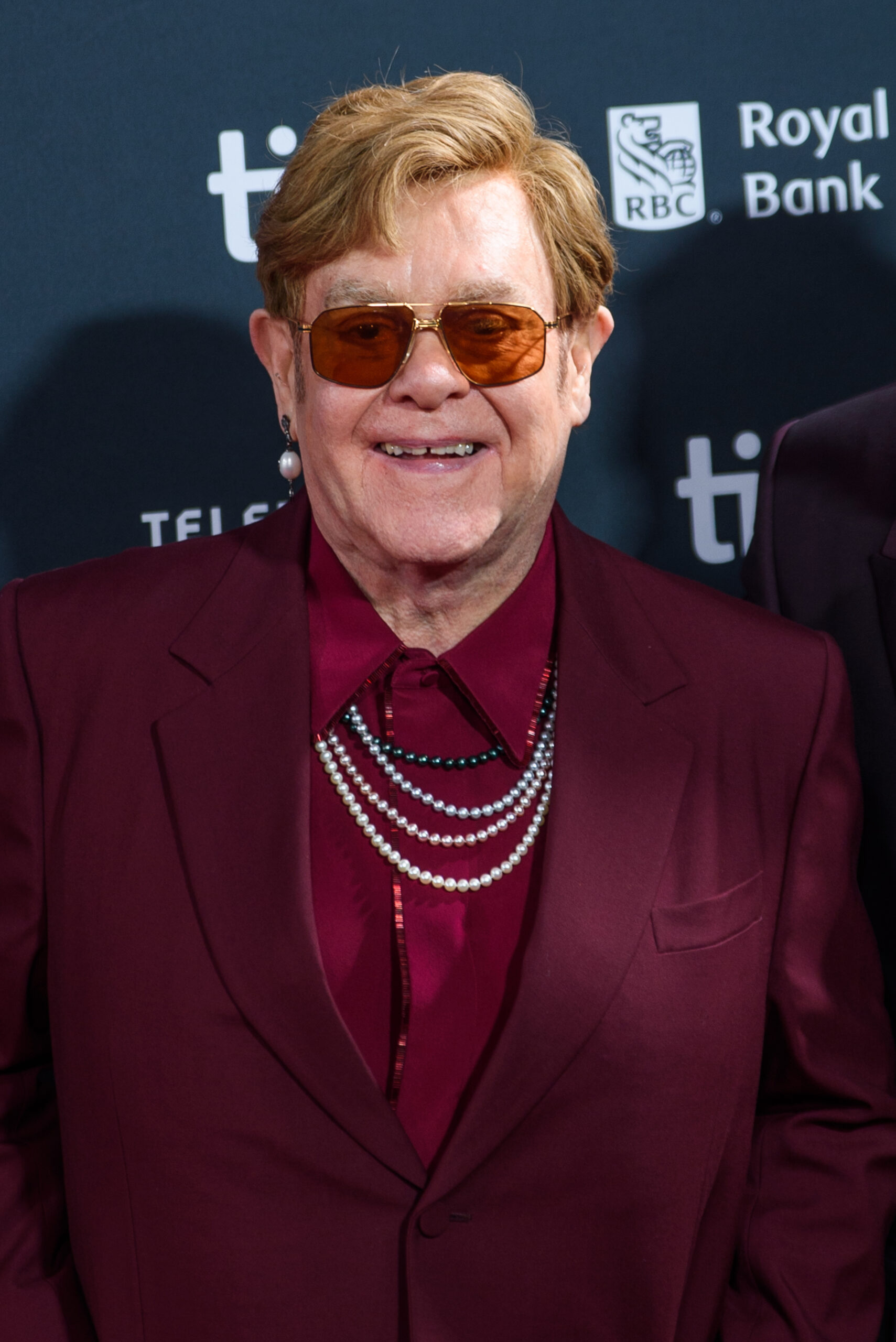 Sir Elton John smiling