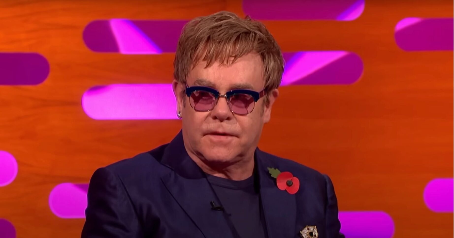 Sir Elton John speaking on the Graham Norton Show