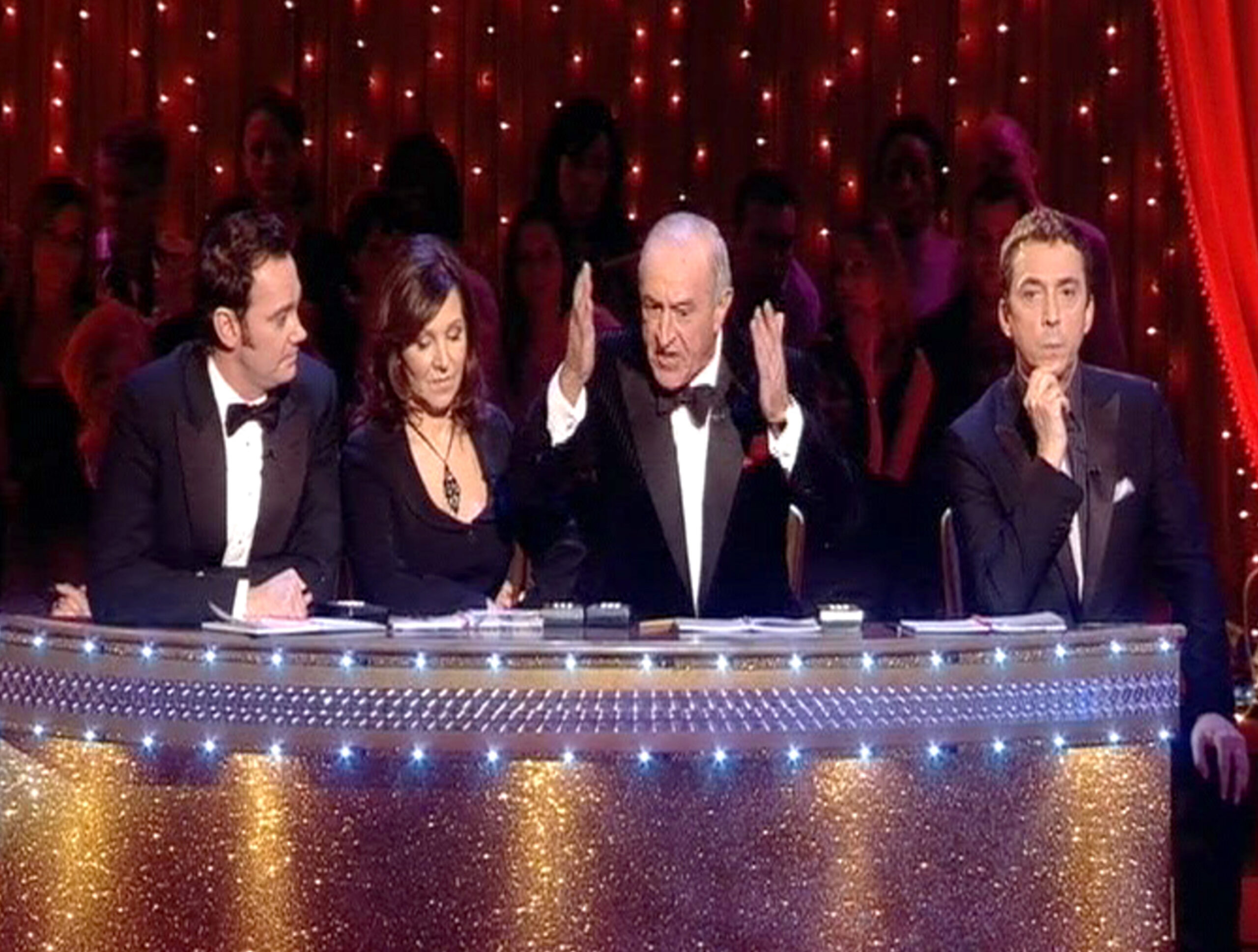 Craig Revel Horwood, Arlene Phillips, Len Goodman, Bruno Tonioli on Strictly 