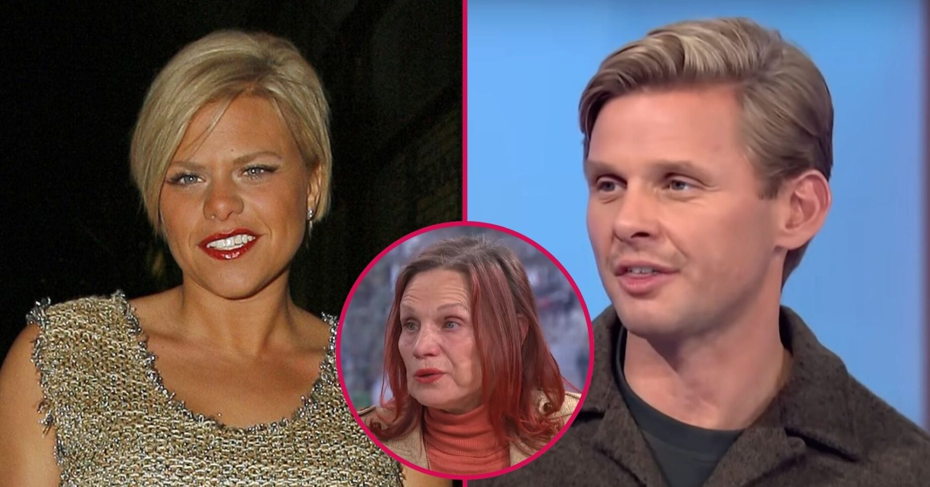 Jade Goody smiling / Jeff Brazier on Loose Women / Jackiey Budden