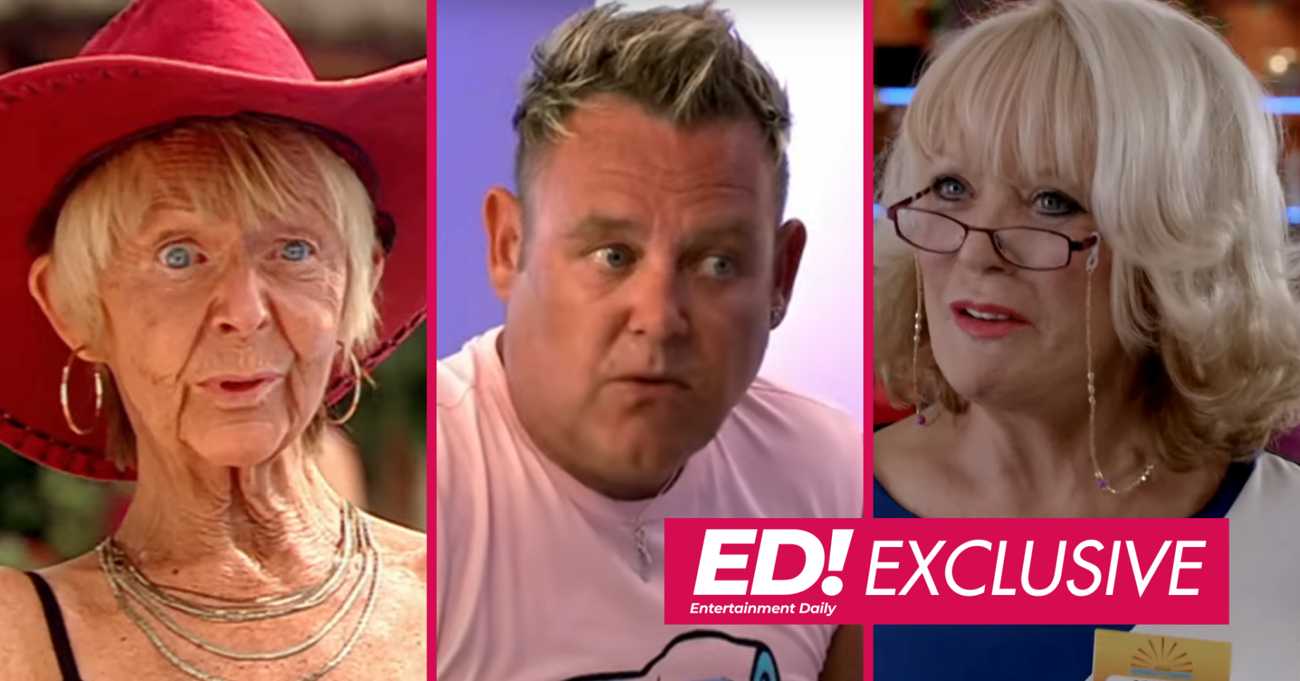 Three of the stars of Benidorm TV series