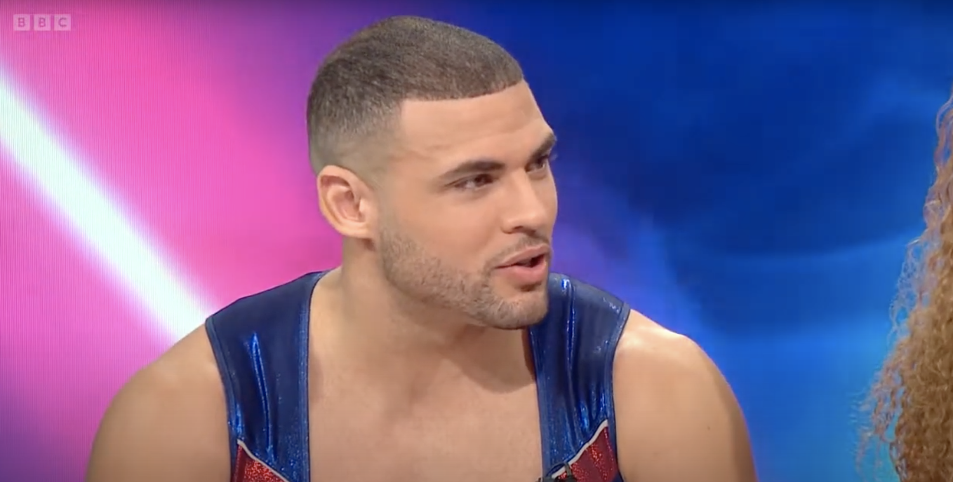 Gladiators Zack George on BBC