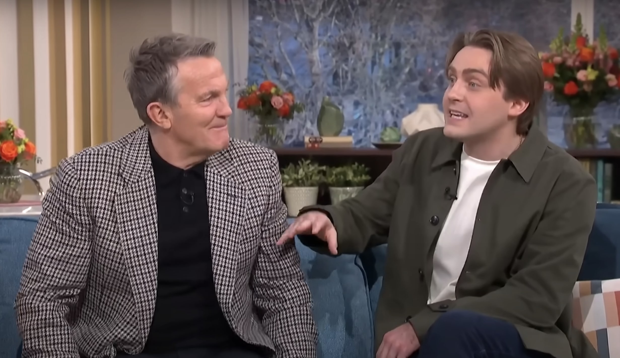 Bradley and Barney Walsh on This Morning