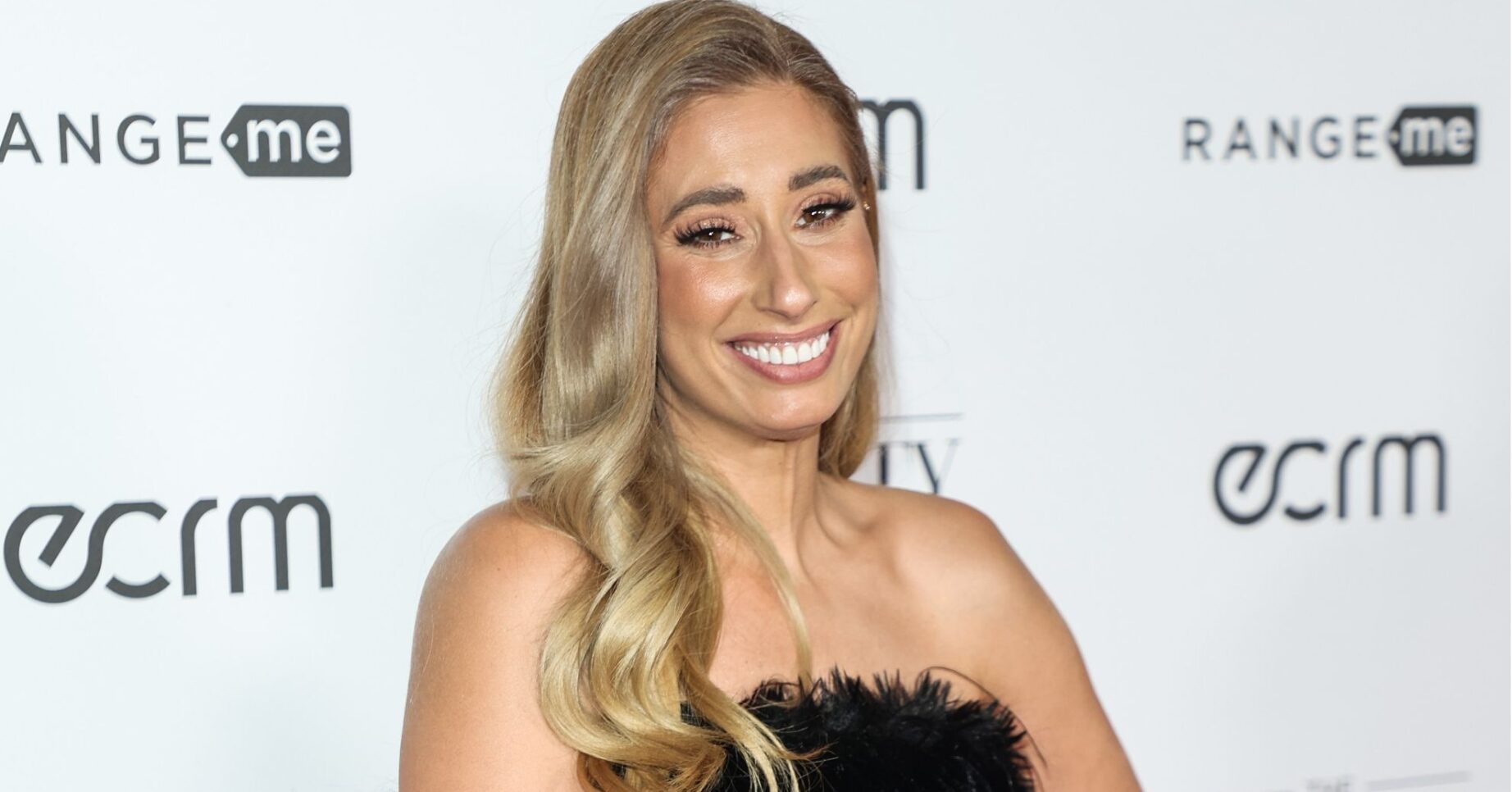 Stacey Solomon smiling