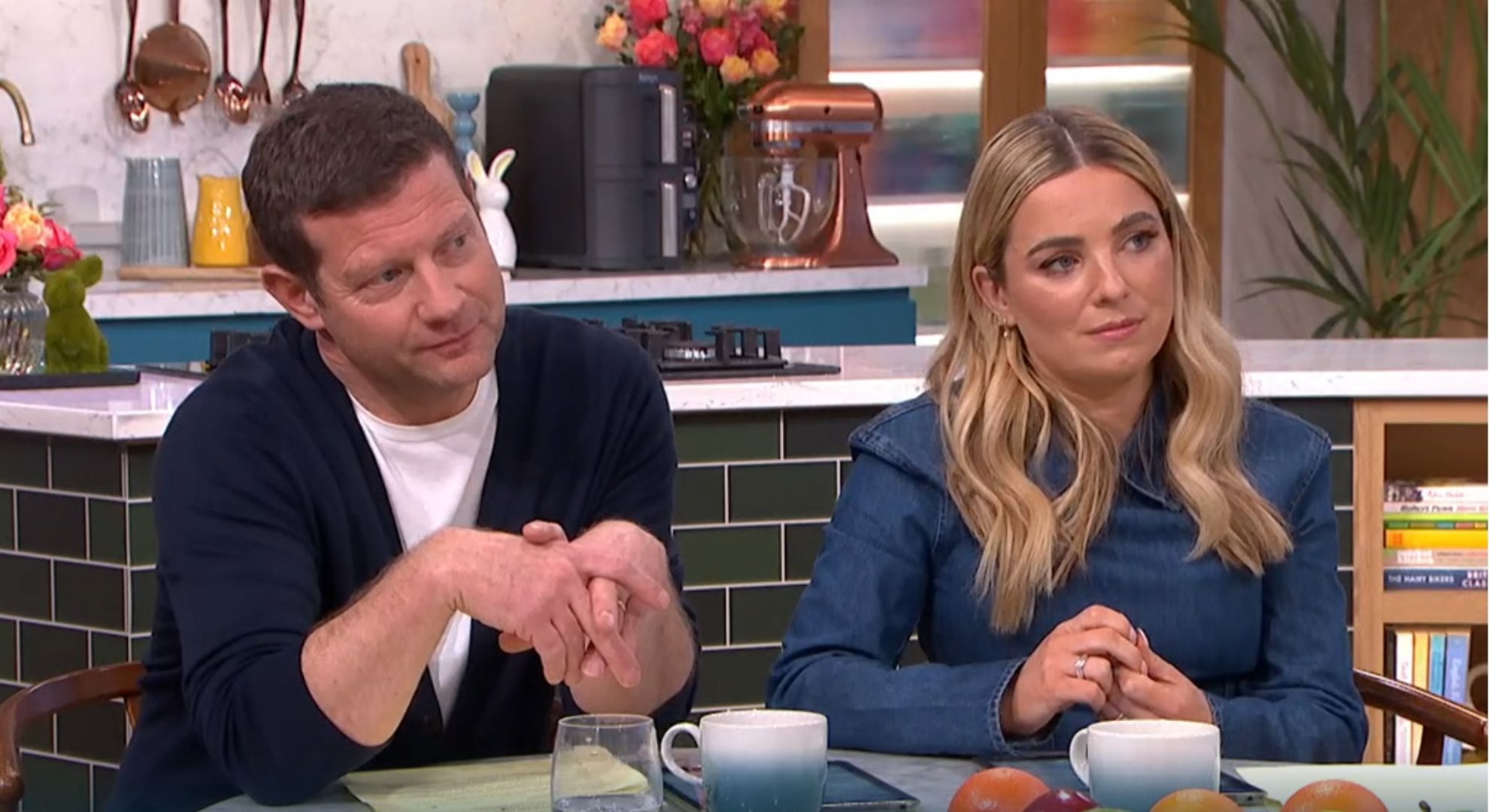 Dermot O'Leary and Sian Welby on This Morning 