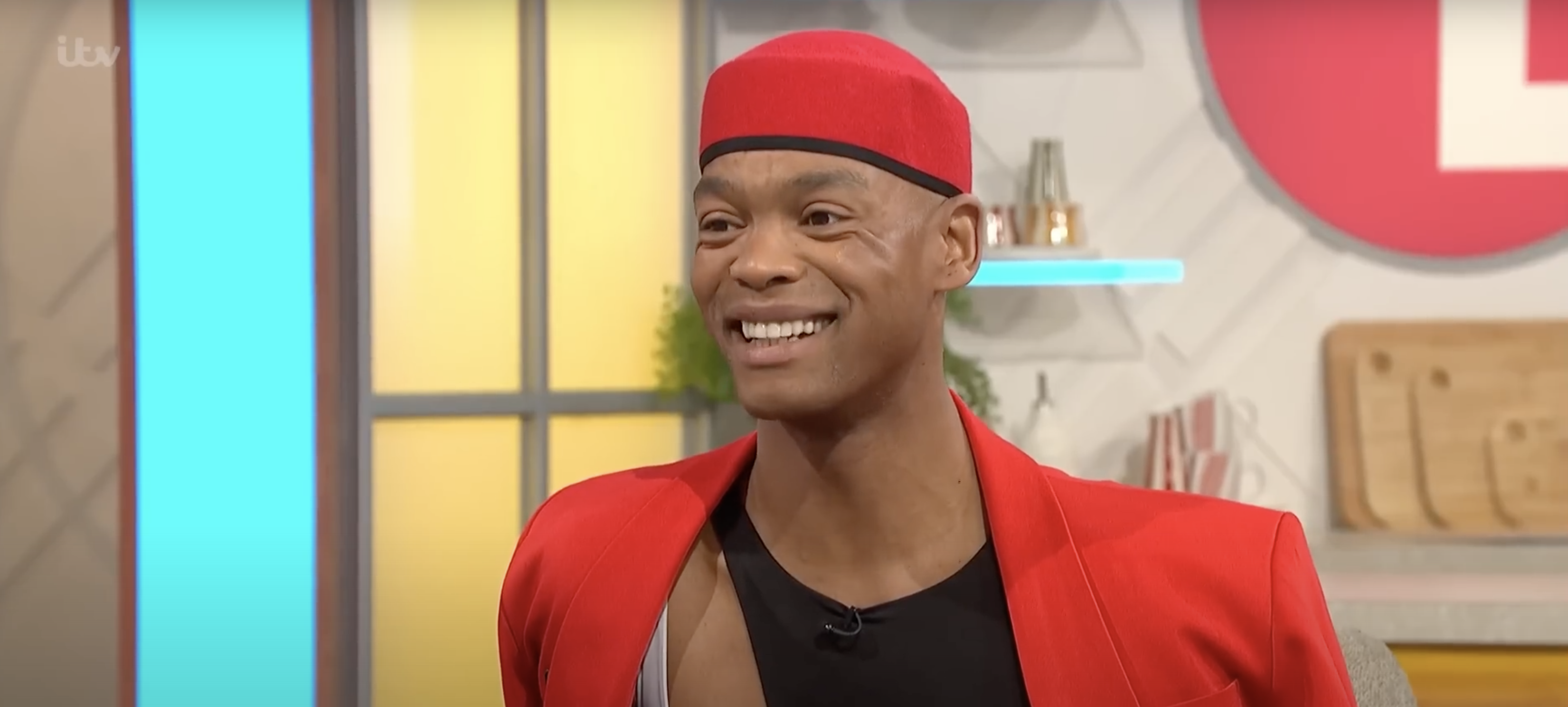 Johannes Radebe on Lorraine