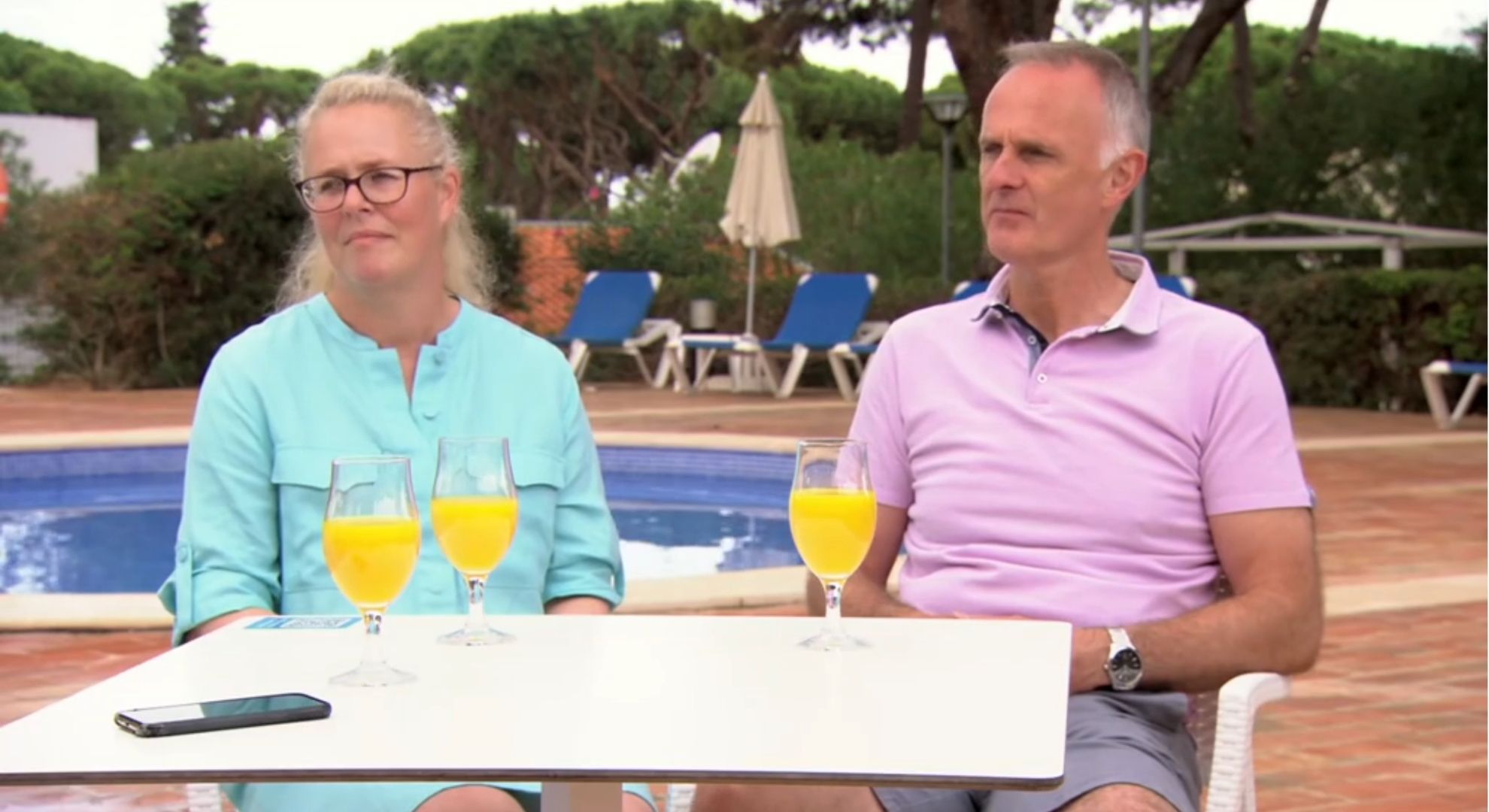 Linda and Paul on A Place in the Sun