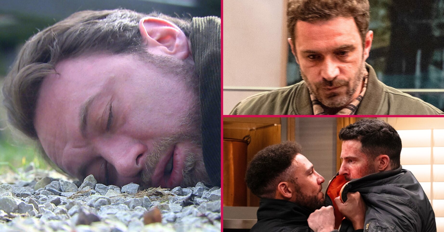 Emmerdale's Liam, John, Billy and Ross