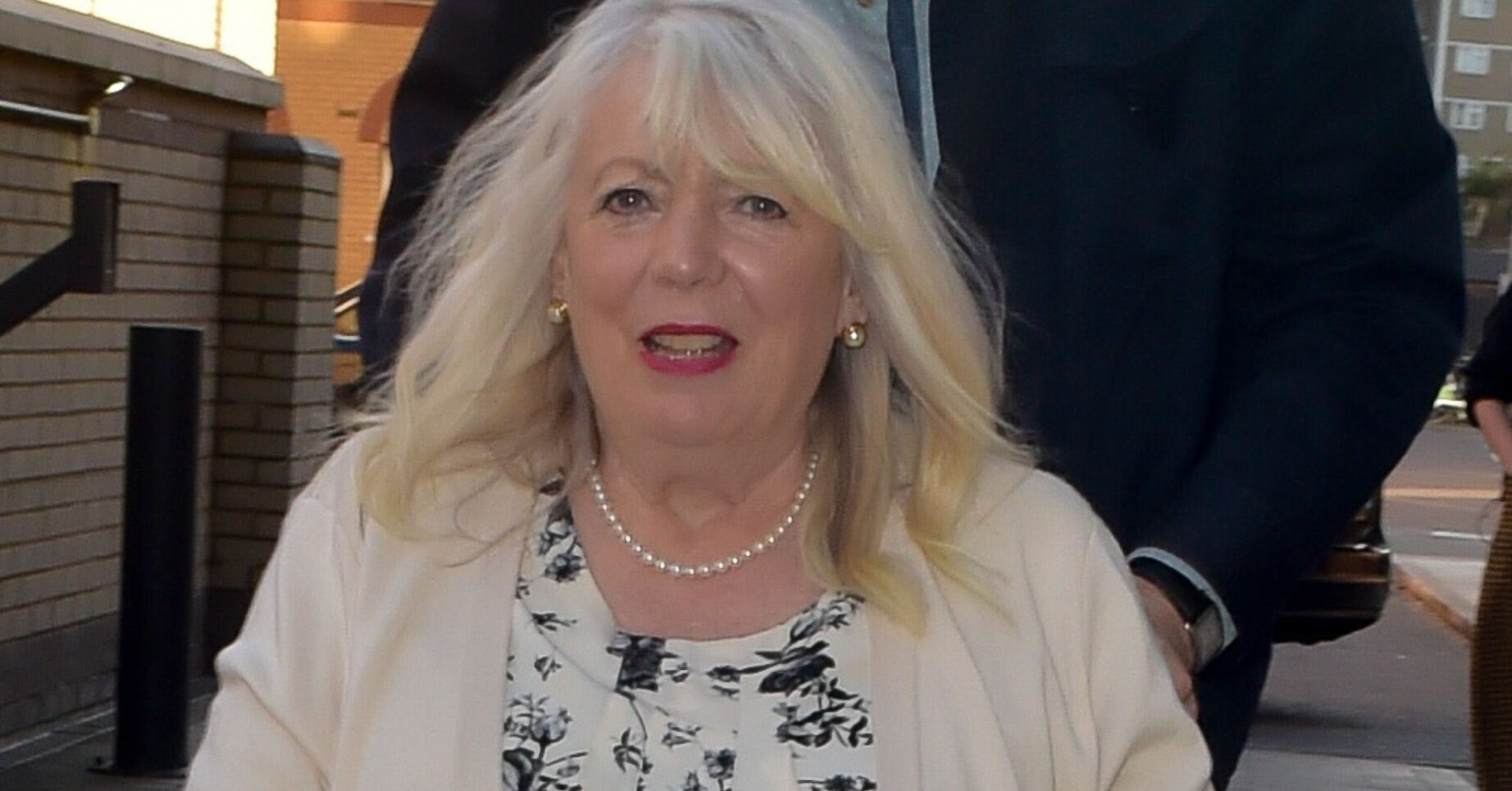 Alison Steadman looking in front