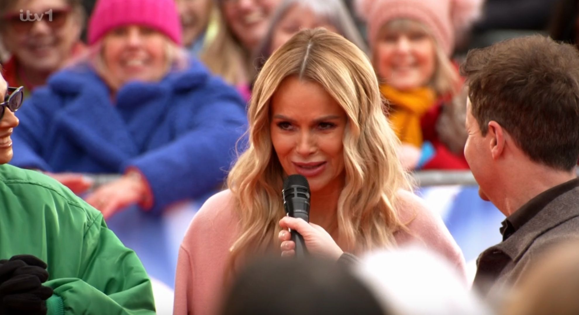 Amanda Holden speaking on Britain's Got Talent tonight 