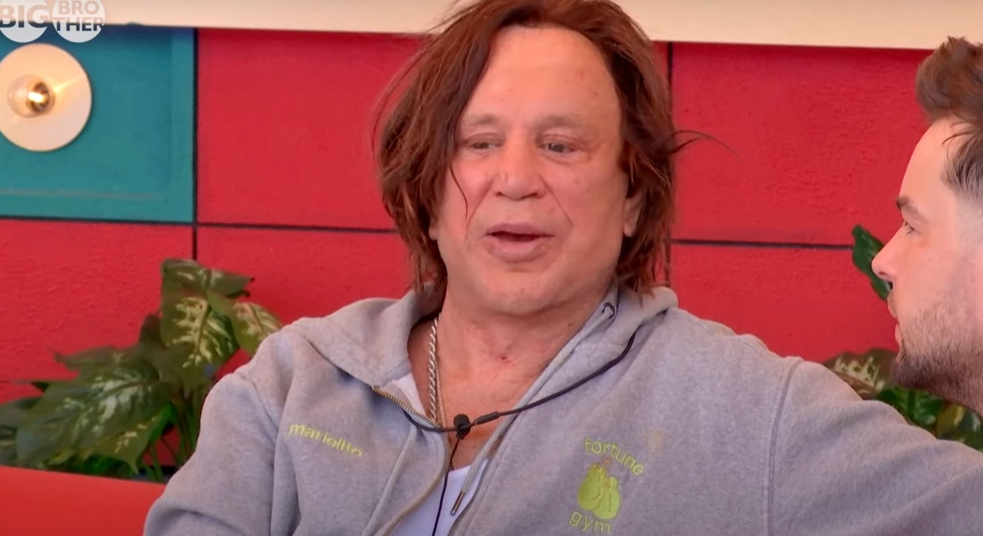 Mickey Rourke on Celebrity Big Brother