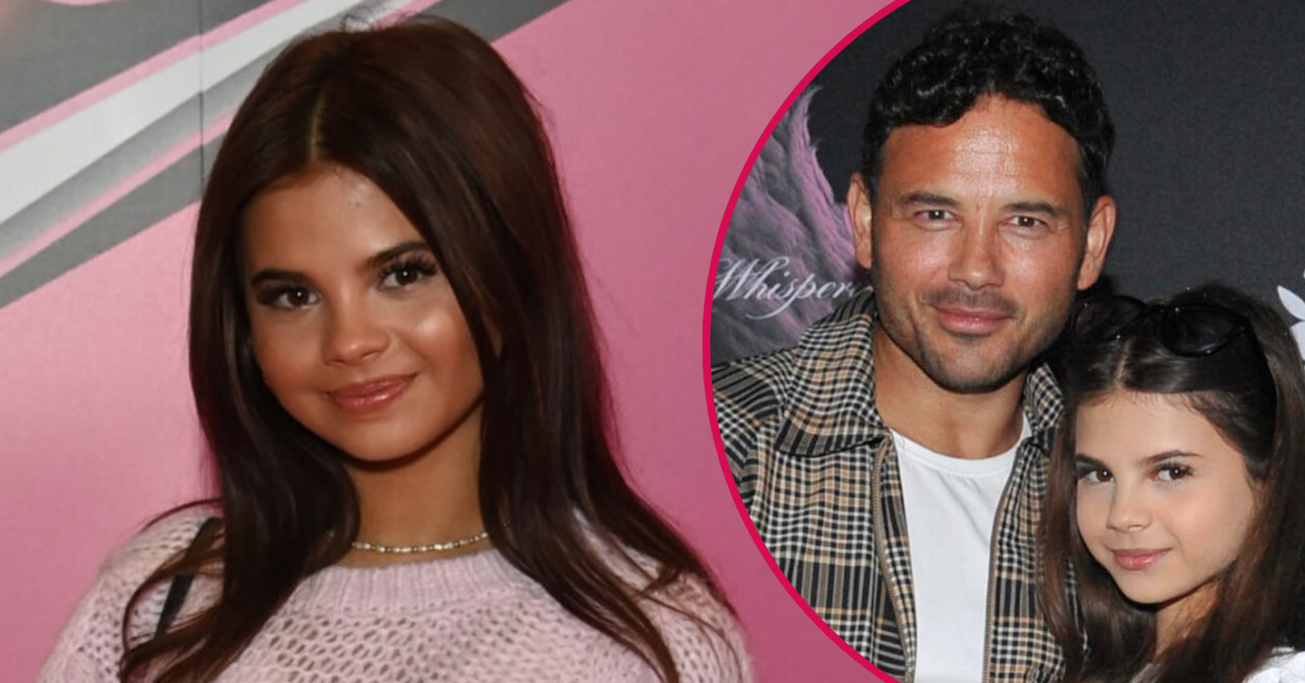 Scarlett Thomas and her dad Ryan