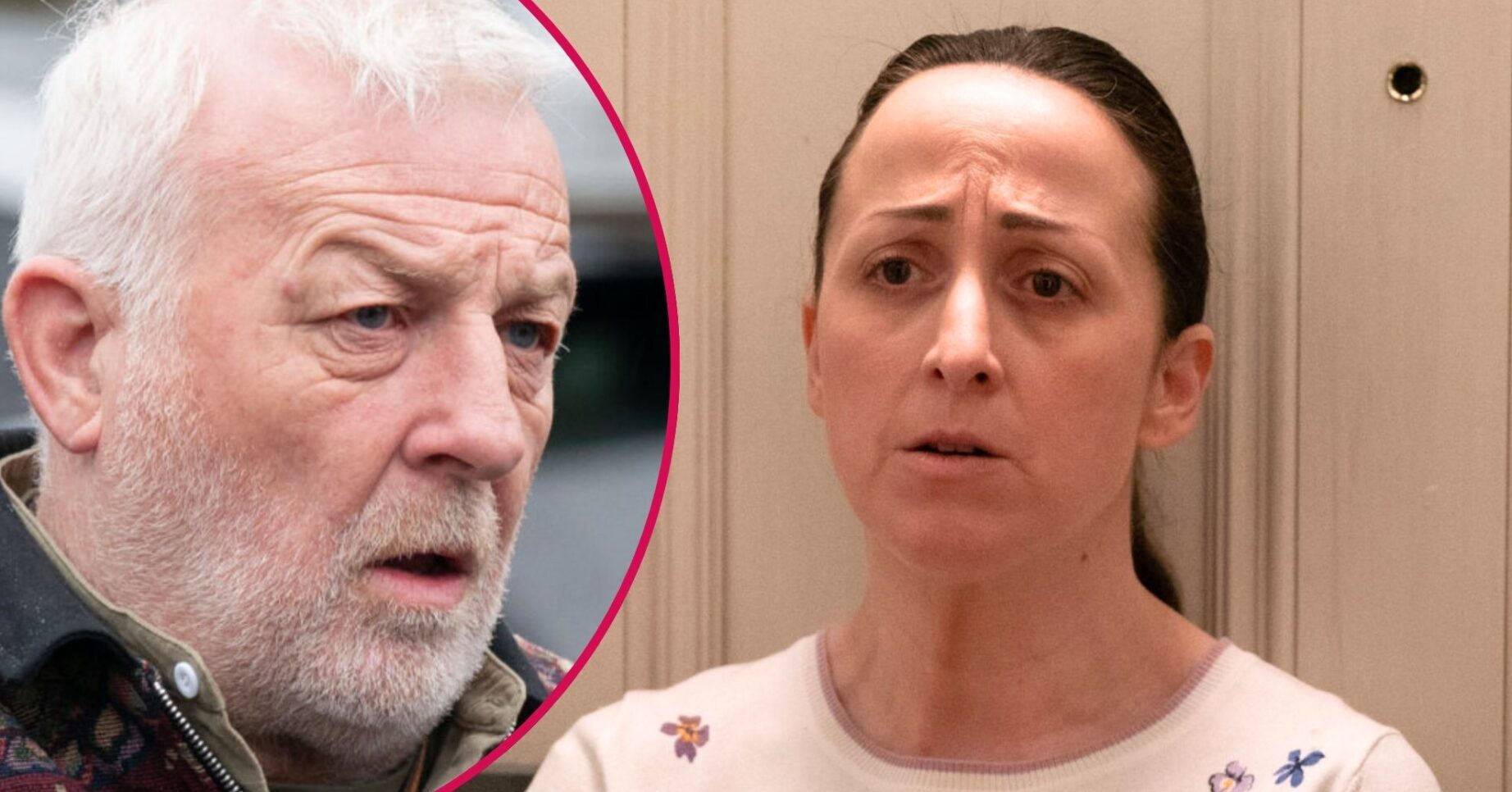 Sonia looks upset on EastEnders; inset, dad Terry Cant (Credit: BBC/Composite: ED!)