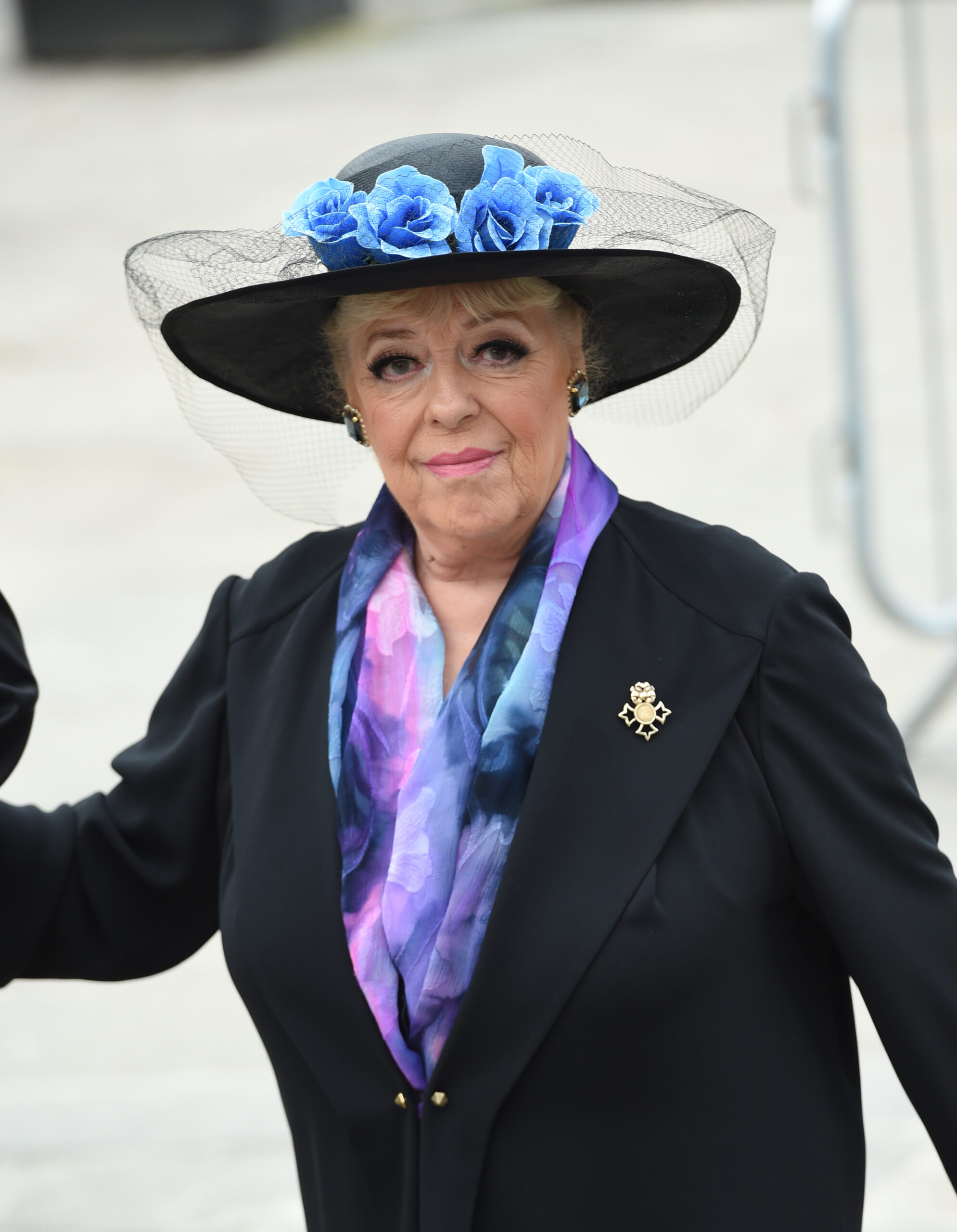 Julie Goodyear smiling