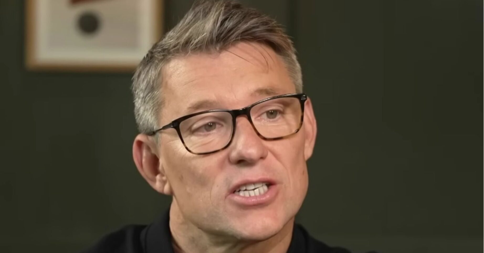 Ben Shephard looking serious