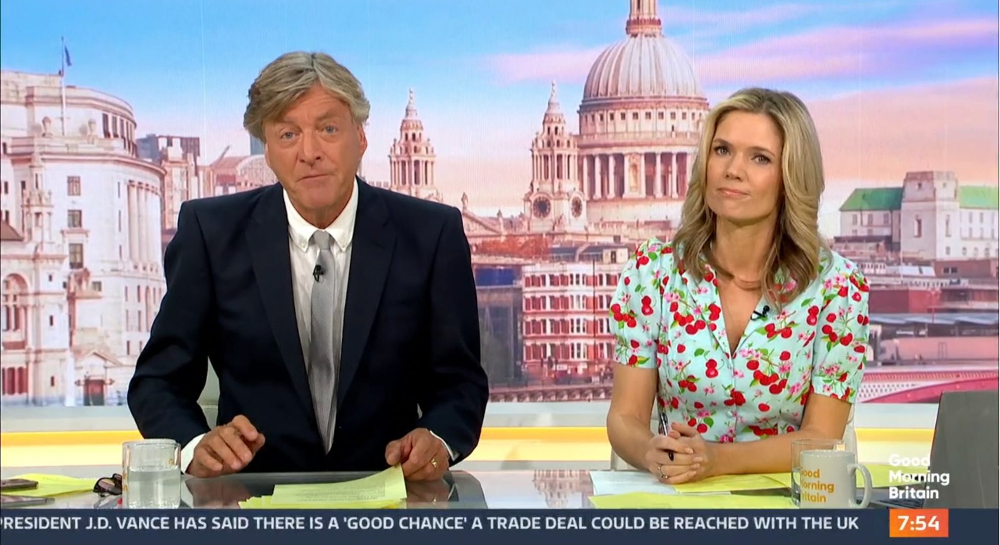 Richard Madeley and Charlotte Hawkins on GMB today